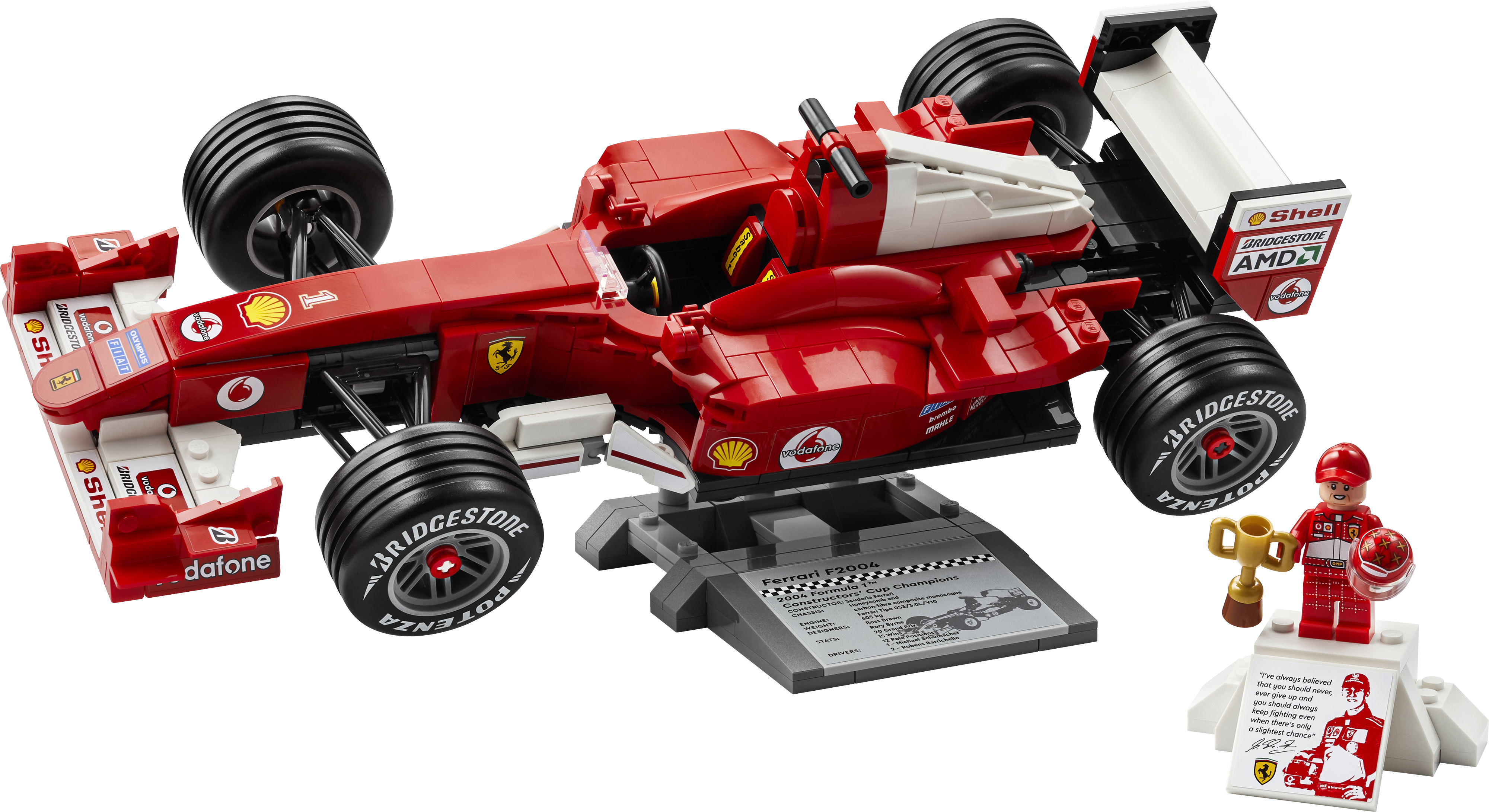 LEGO 11375 Icons Ferrari F2004 и Michael Schumacher фото 2