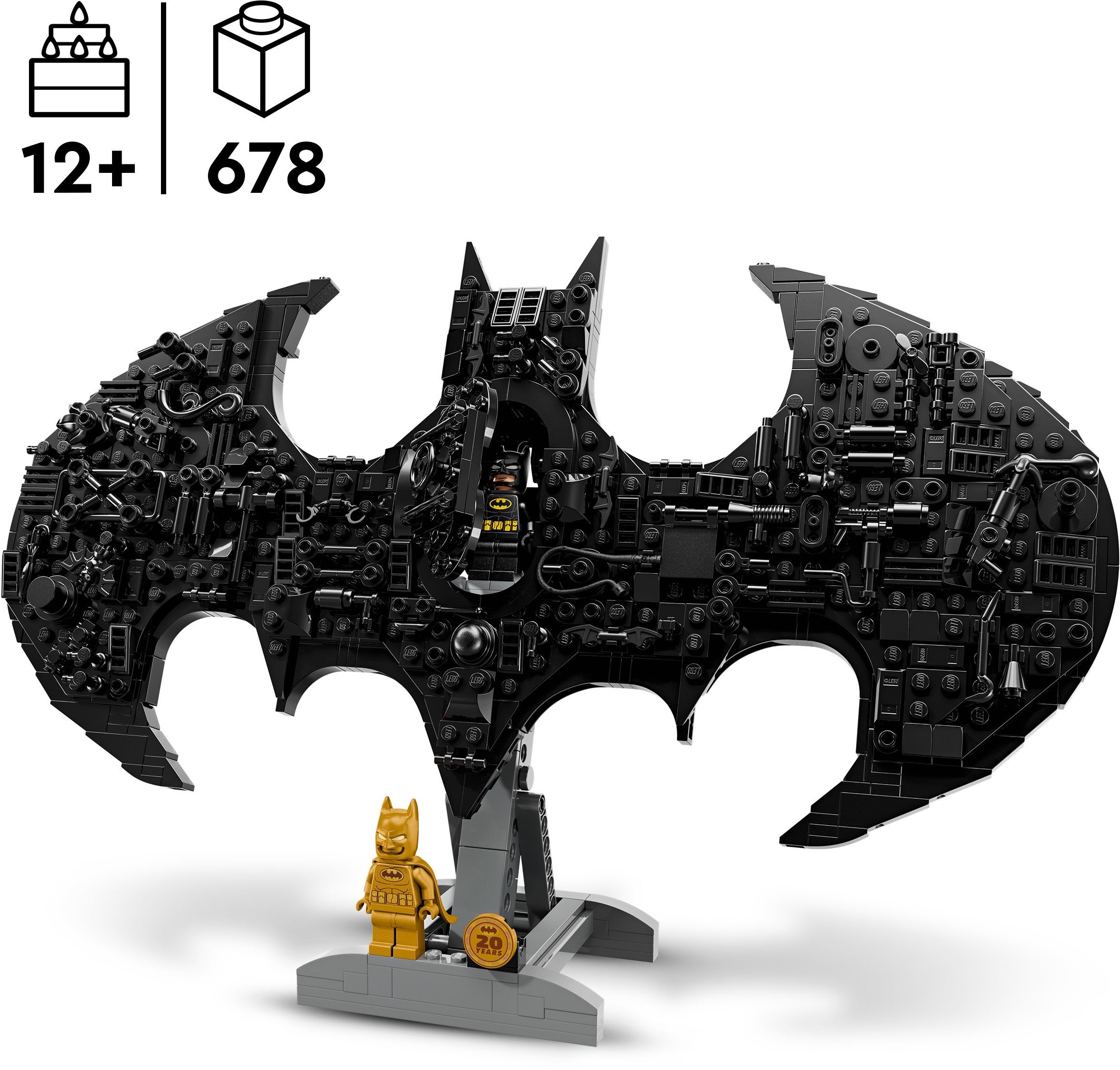 LEGO 76330 Super Heroes Логотип Бэтмена фото 2