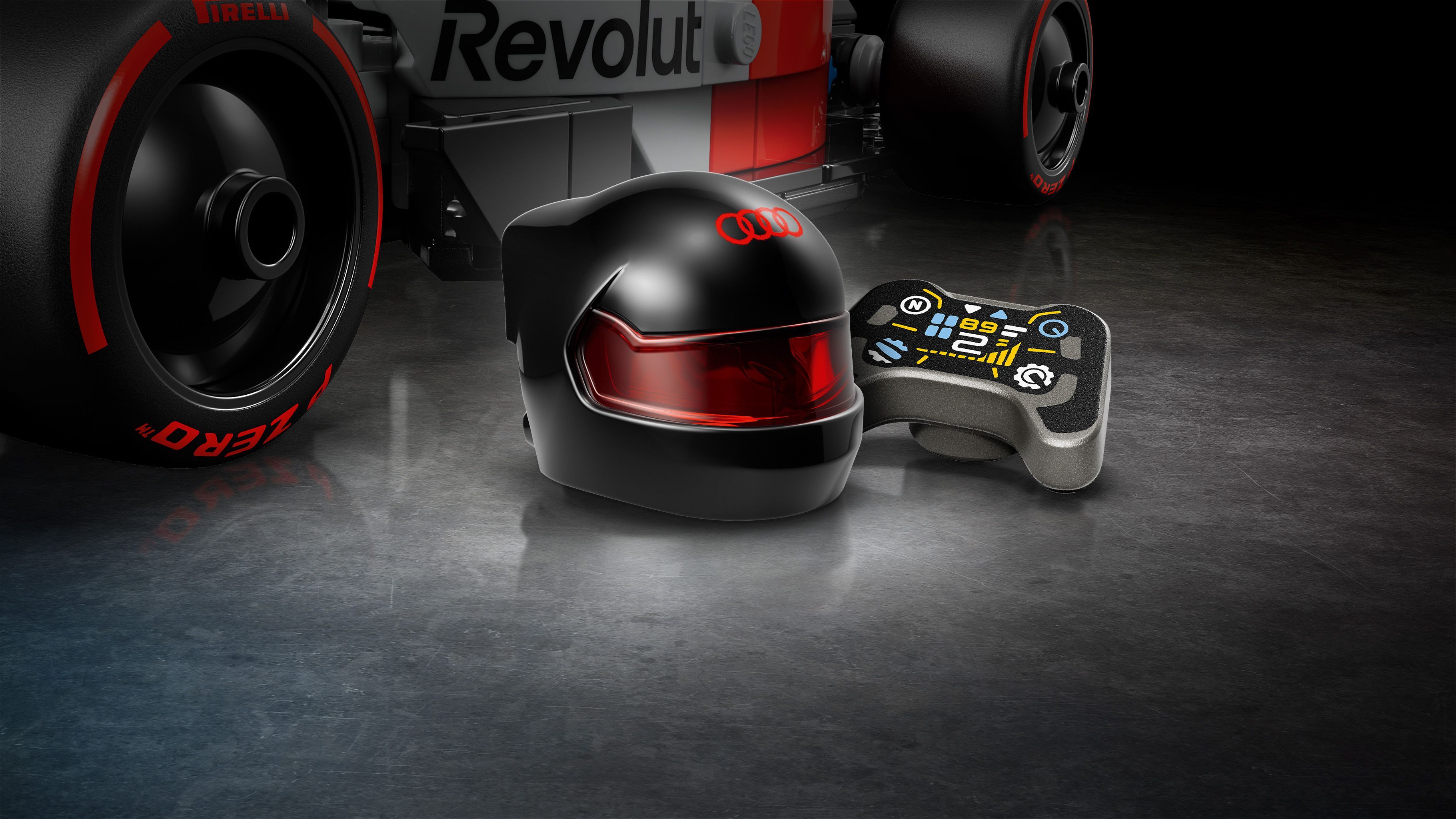 LEGO 77259 Speed ​​Champions Гоночный автомобиль Audi Revolut F1 Team R26 фото 14