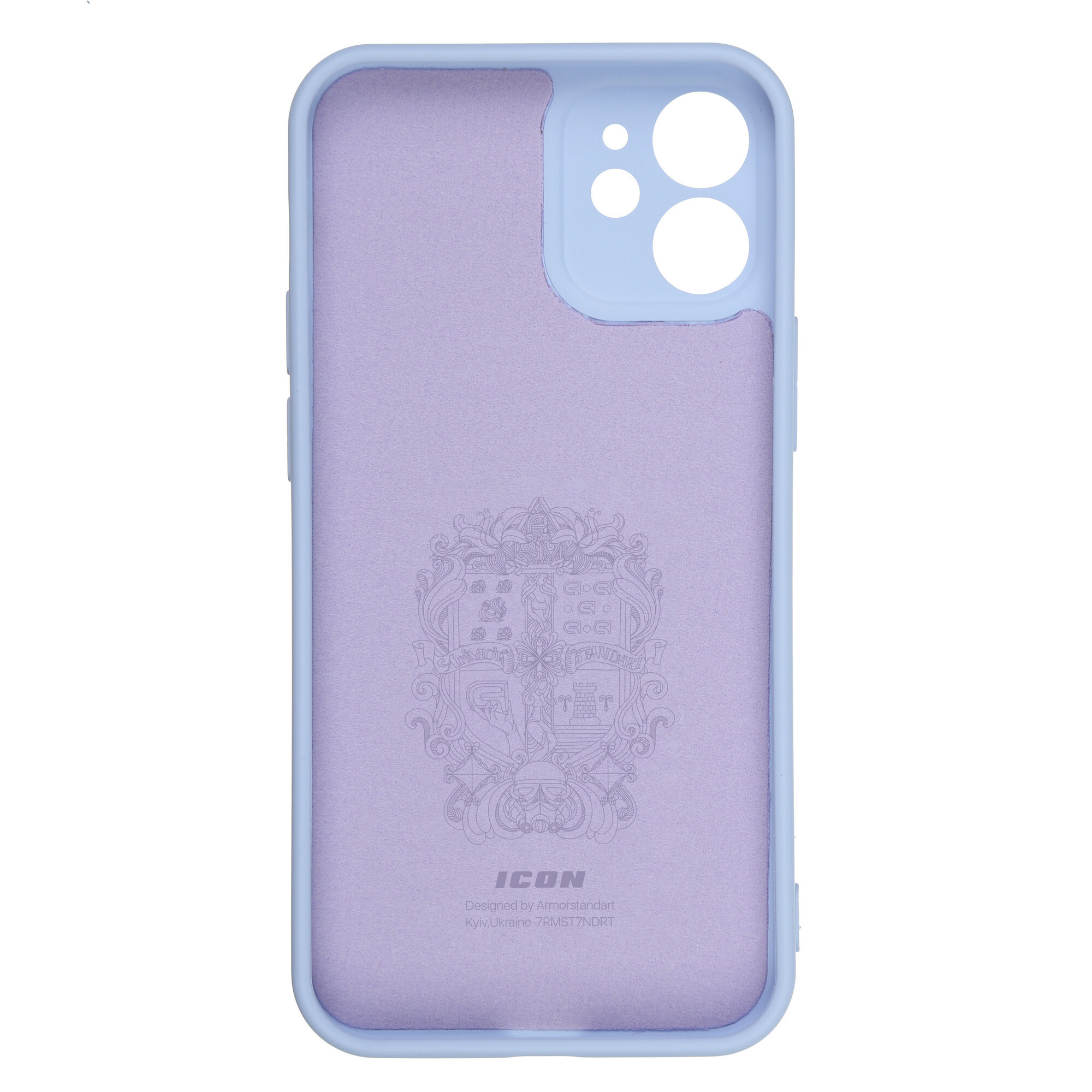 Чехол ArmorStandart ICON для Apple iPhone 12 Mini Camera cover Lavender (ARM57482) фото 