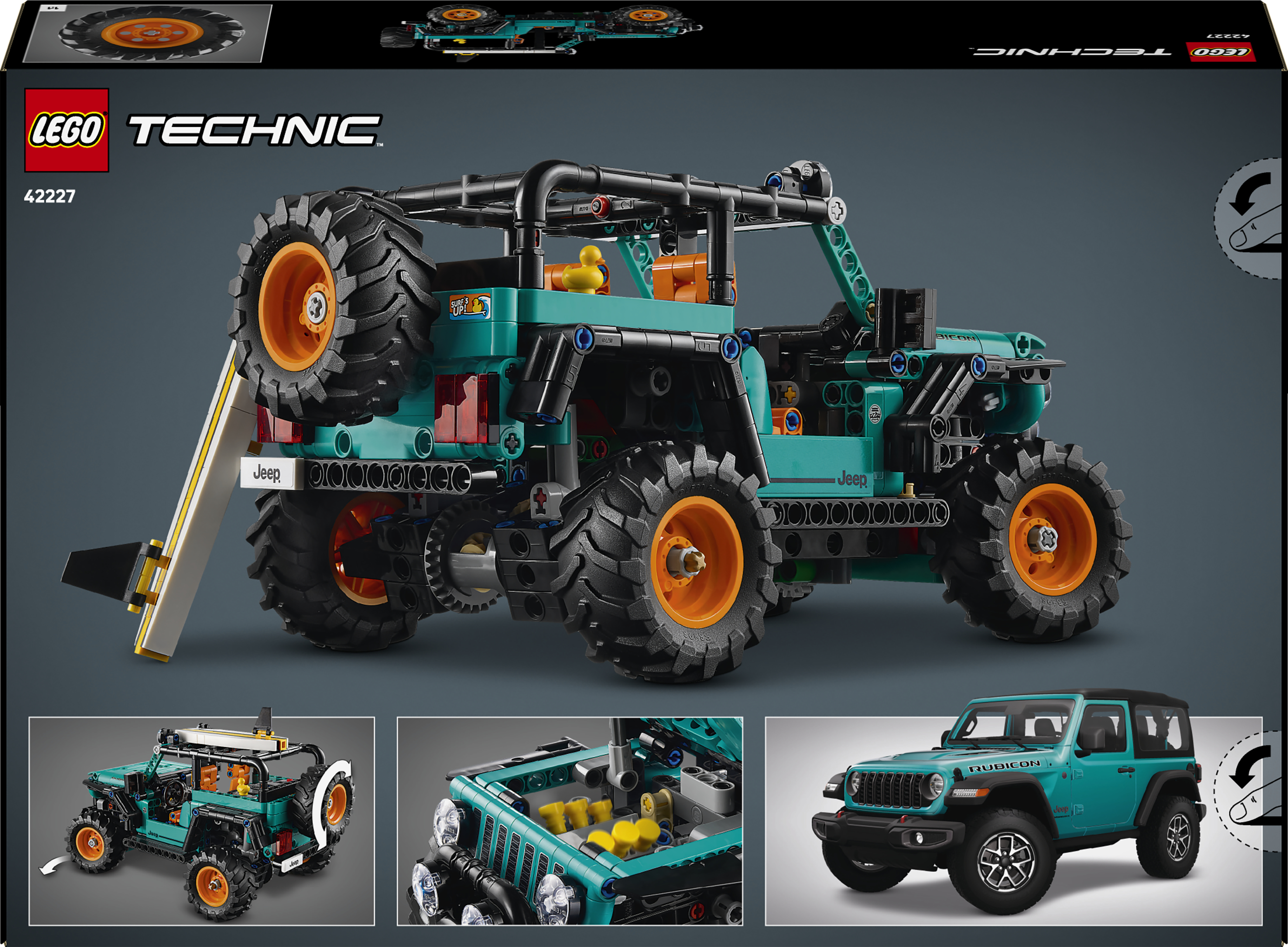 LEGO 42227 Technic Внедорожник Jeep® Wrangler Rubicon фото 12