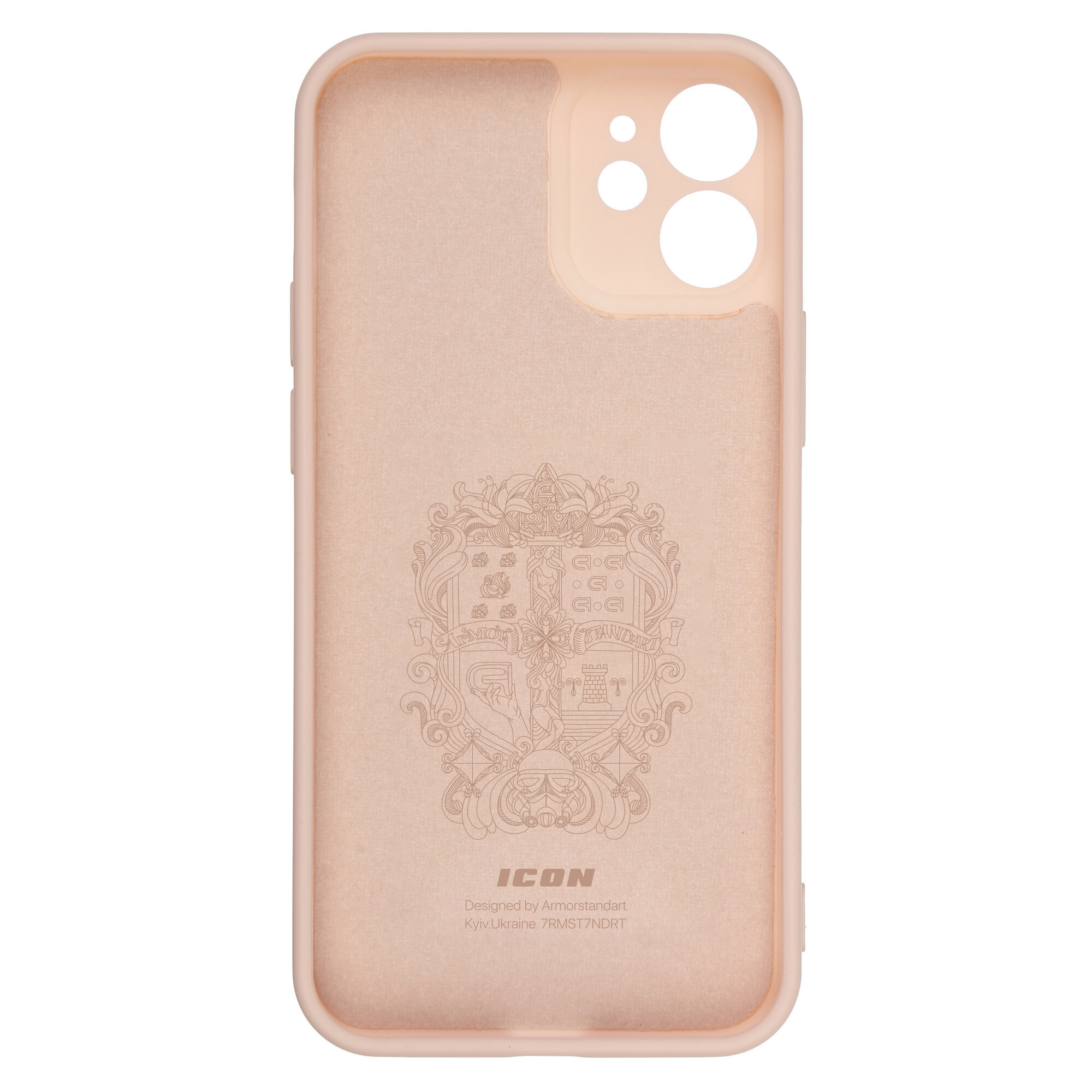 Чохол ArmorStandart ICON для Apple iPhone 12 Mini Camera cover Pink Sand (ARM57486)фото2