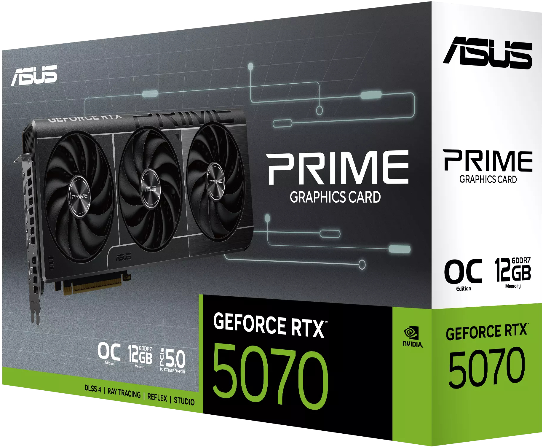 Видеокарта ASUS GeForce RTX5070 12Gb PRIME OC (PRIME-RTX5070-O12G) фото12