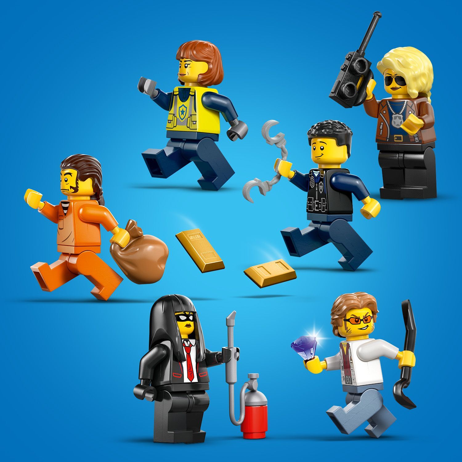 LEGO 60508 City Ограбление полицейского поезда фото 15