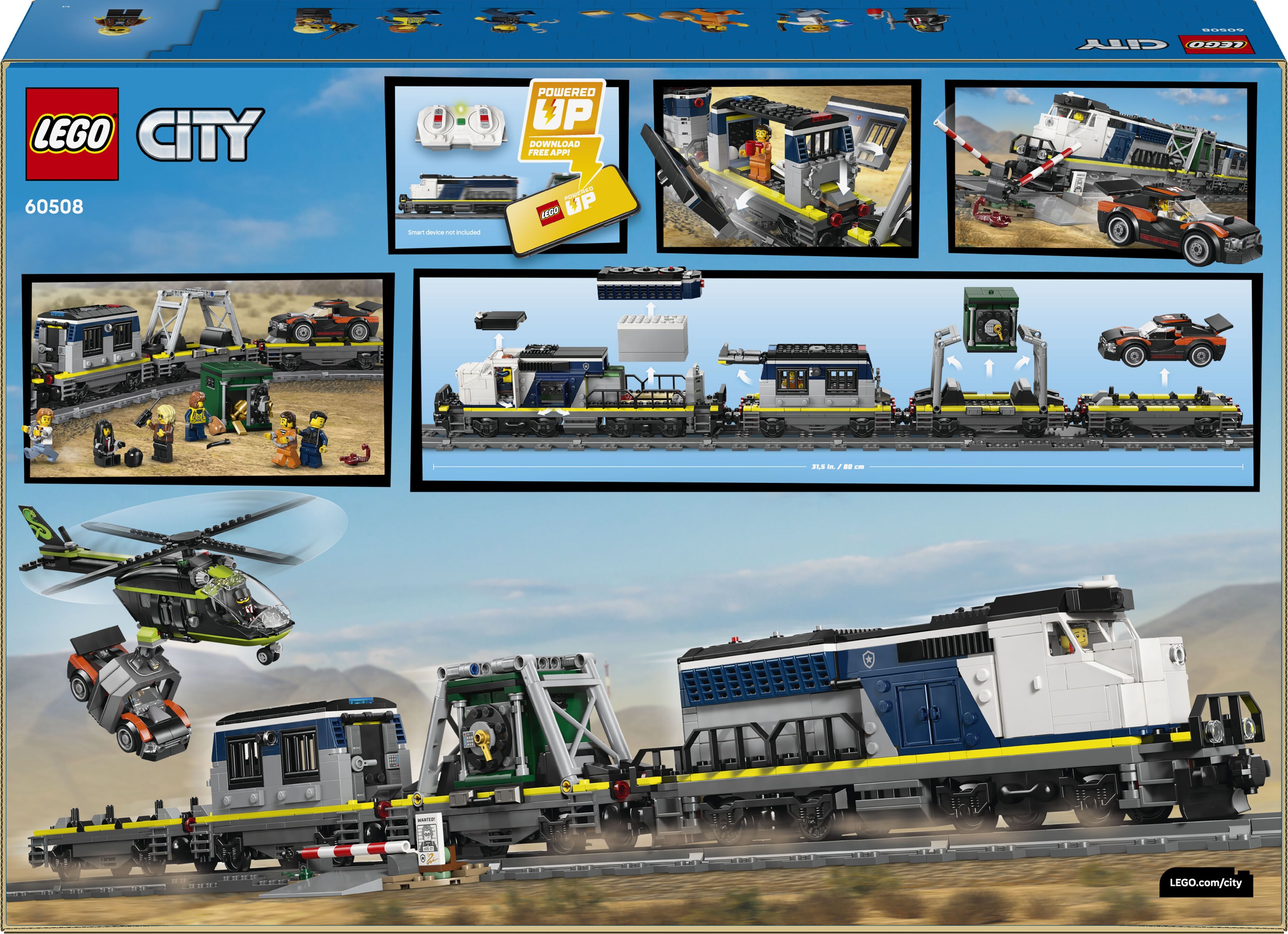 LEGO 60508 City Ограбление полицейского поезда фото 16