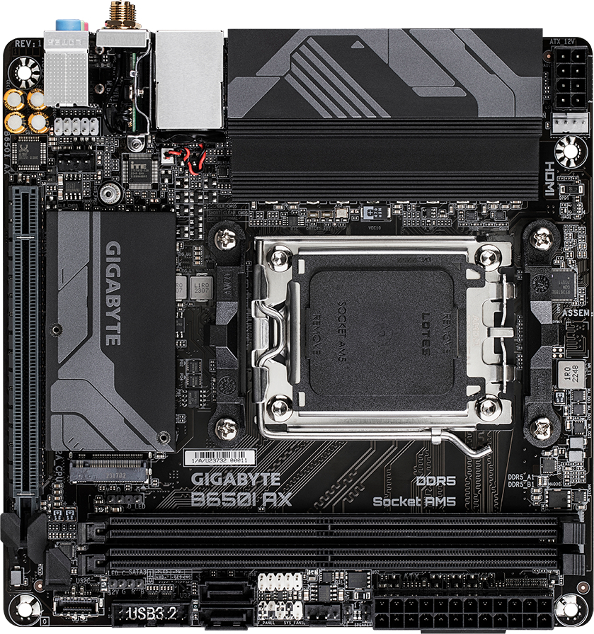 Материнская плата GIGABYTE B650I AX (B650I_AX) фото4