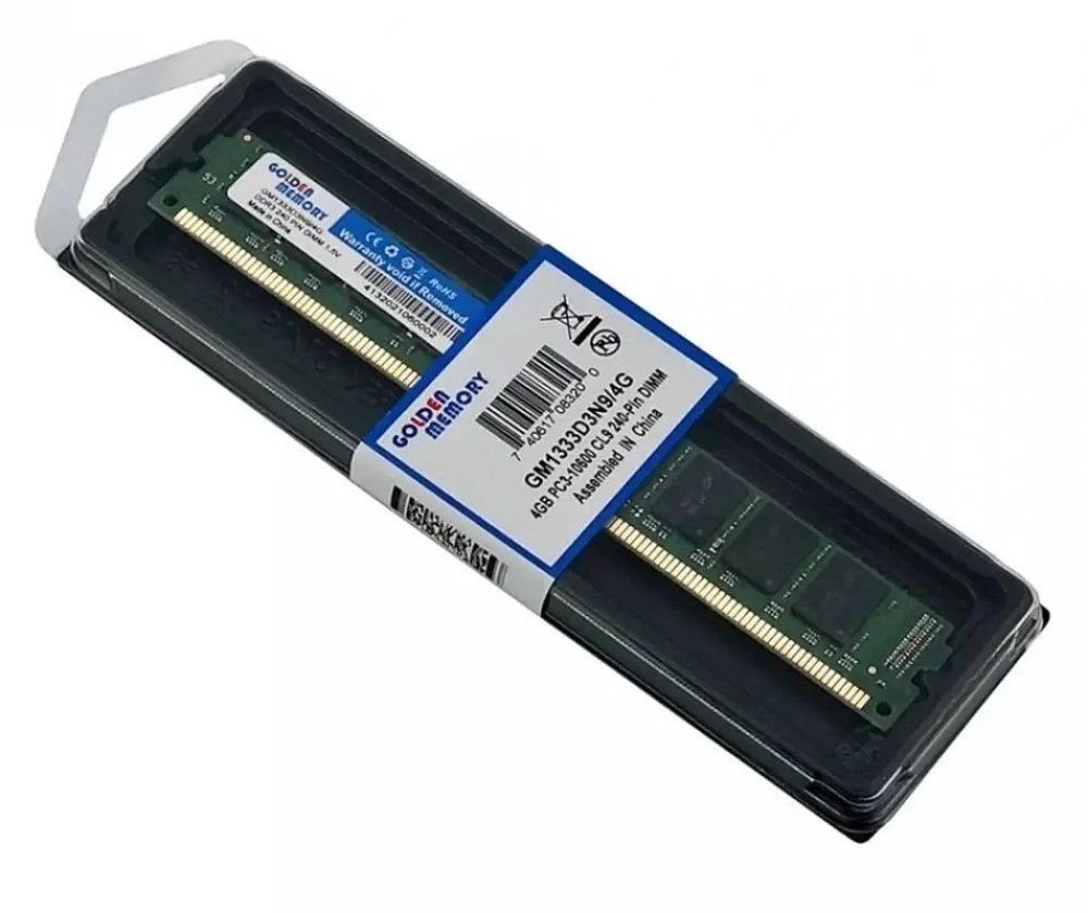 Память для ПК Golden Memory DDR3 4GB 1333 MHz (GM1333D3N9/4G) фото 