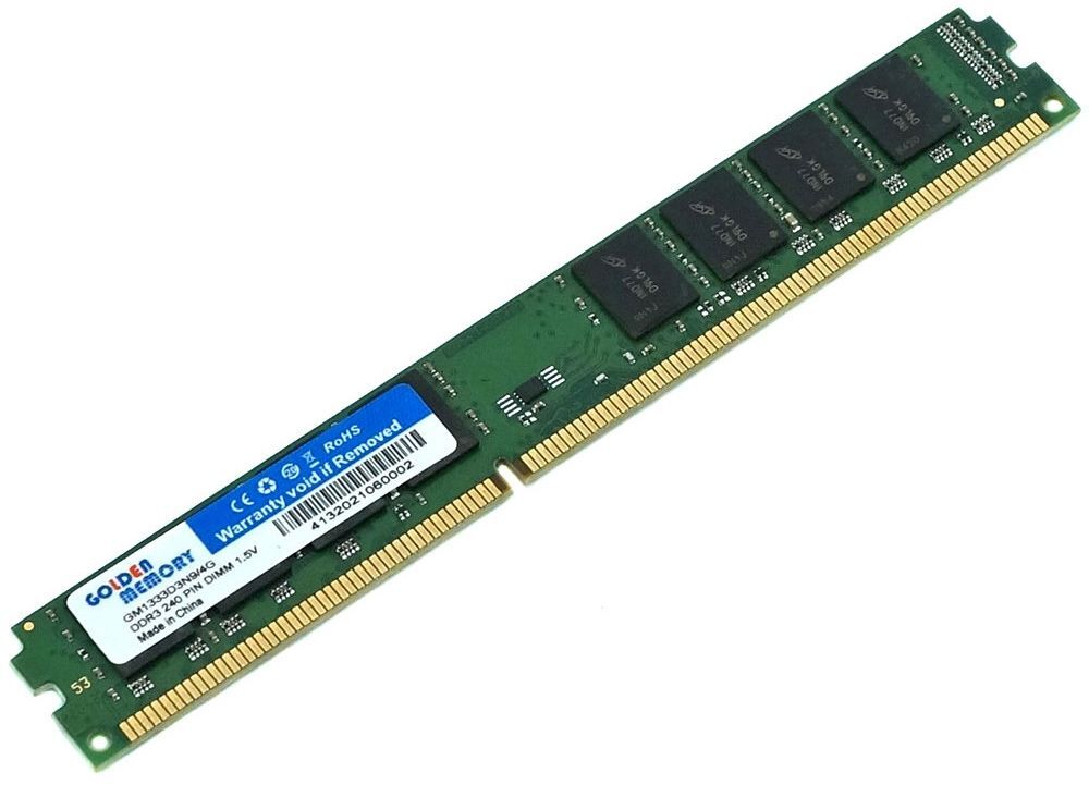 Память для ПК Golden Memory DDR3 4GB 1333 MHz (GM1333D3N9/4G) фото 