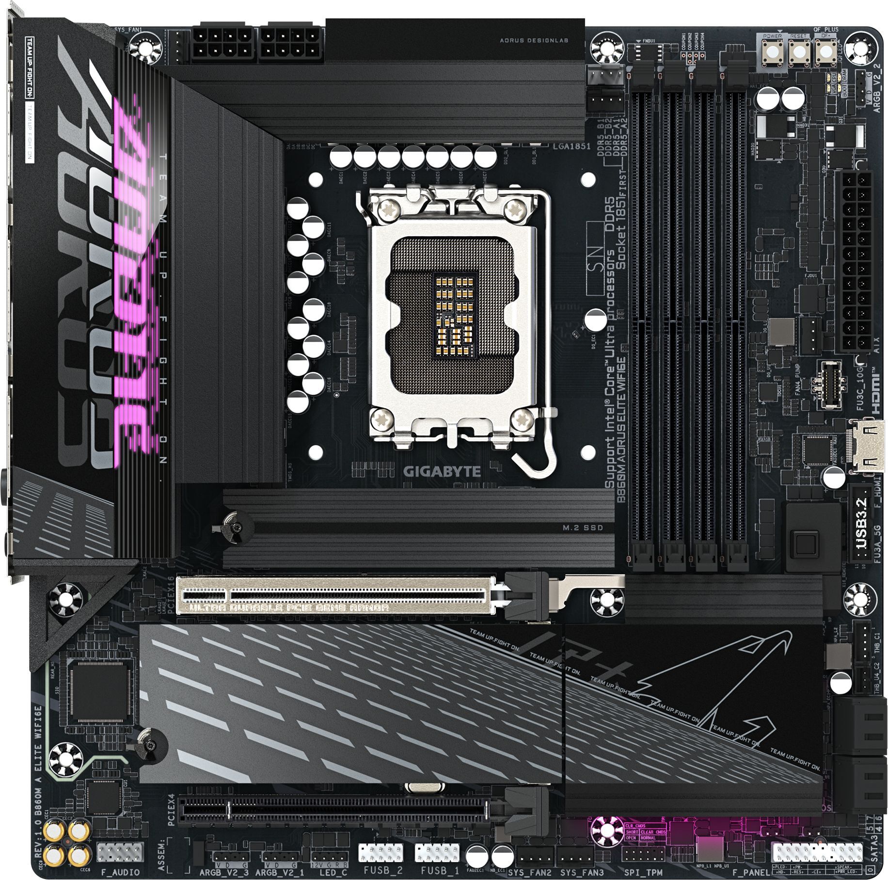 Материнская плата GIGABYTE B860M A ELITE WIFI6E (B860M_AORUS_ELITE_WIFI6E) фото