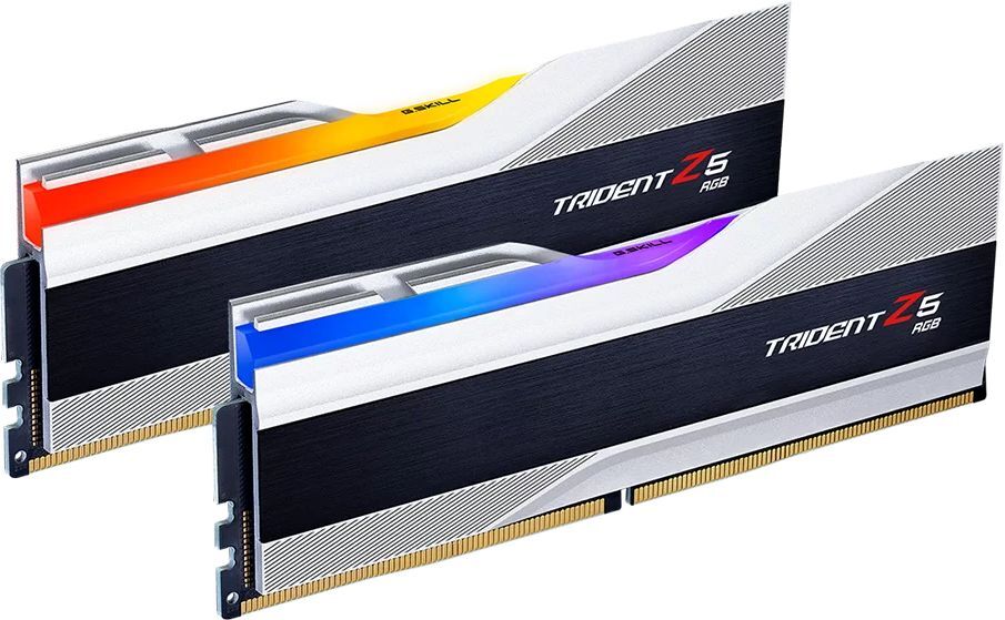 Память для ПК G.Skill DDR5 32GB (2x16GB) 6000 MHz Trident Z5 RGB Silver (F5-6000J3636F16GX2-TZ5RS) фото 