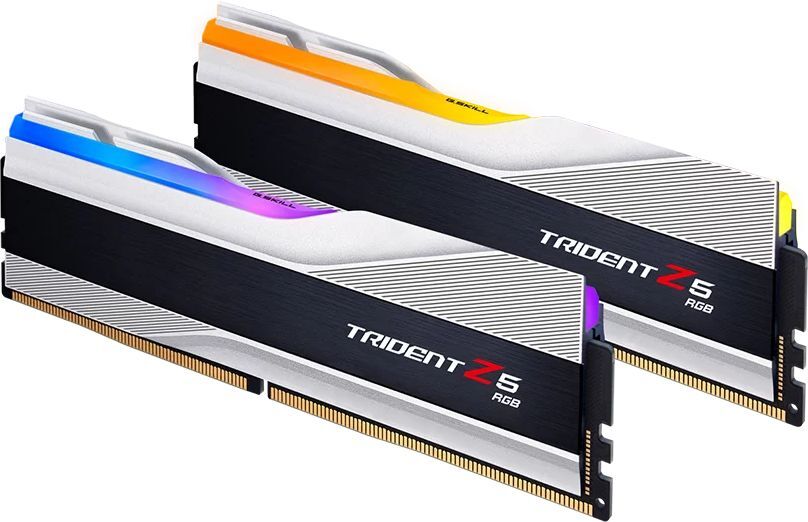 Память для ПК G.Skill DDR5 32GB (2x16GB) 6000 MHz Trident Z5 RGB Silver (F5-6000J3636F16GX2-TZ5RS) фото 