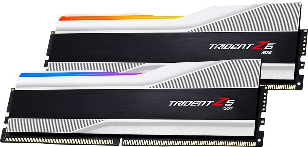 Память для ПК G.Skill DDR5 32GB (2x16GB) 6000 MHz Trident Z5 RGB Silver (F5-6000J3636F16GX2-TZ5RS) фото 