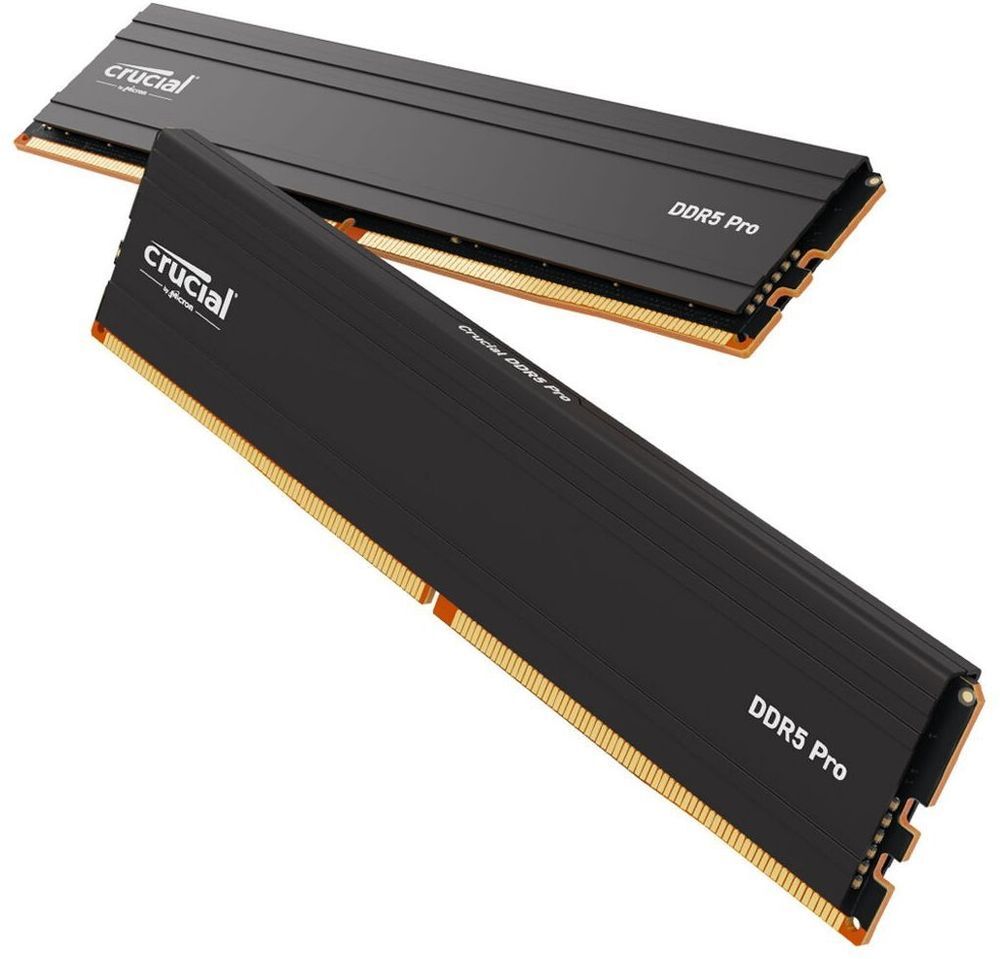 Память для ПК Micron DDR5 64GB (2x32GB) 5600 MHz Pro (CP2K32G56C46U5) фото 