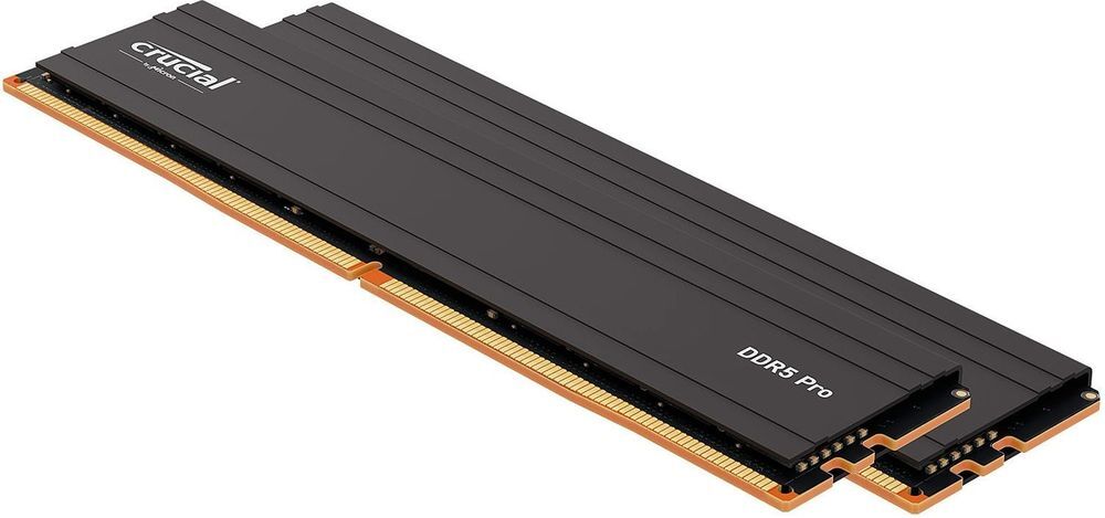 Память для ПК Micron DDR5 64GB (2x32GB) 5600 MHz Pro (CP2K32G56C46U5) фото 