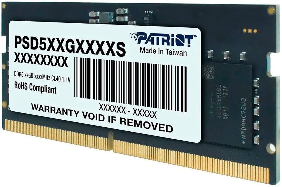 Память для ноутбука Patriot DDR5 8GB 4800 MHz (PSD58G480041S) фото 