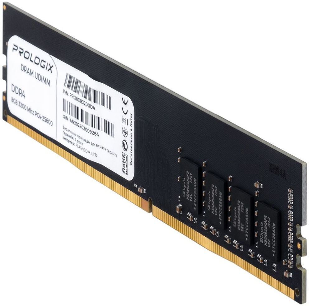 Пам'ять для ПК Prologix DDR4 8GB 3200 MHz (PRO8GB3200D4)фото3