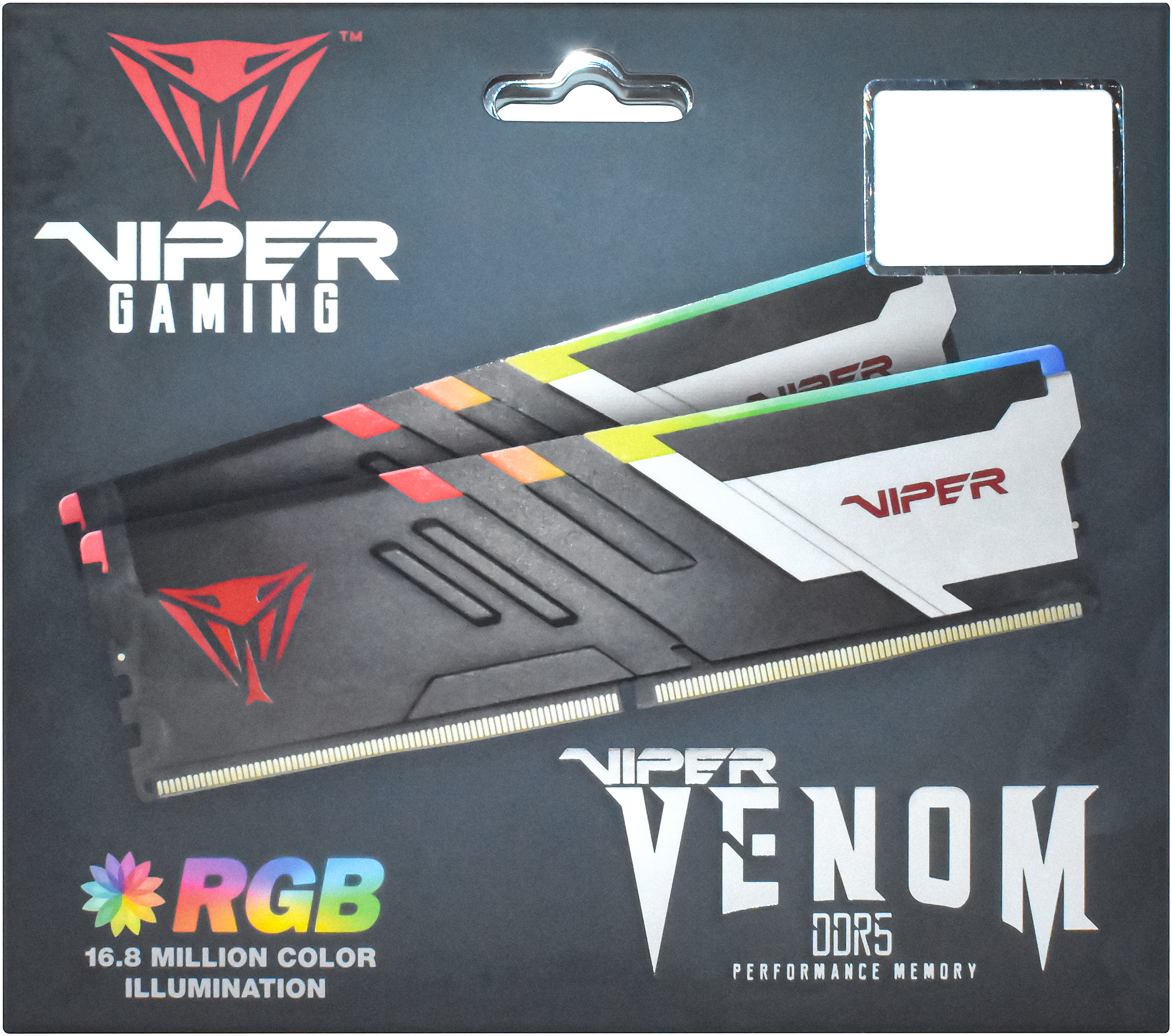 Память для ПК Patriot DDR5 32GB (2x16GB) 7000 MHz Viper Venom RGB (PVVR532G700C32K) фото 