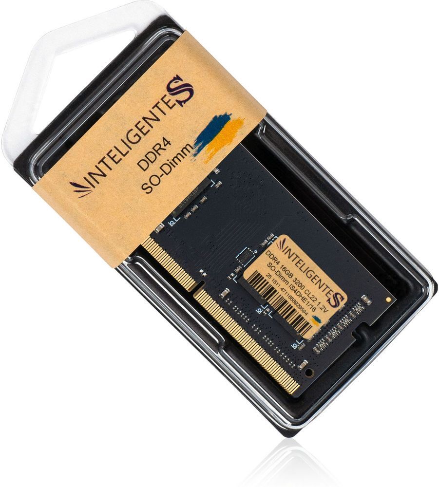 Память для ноутбука INTELIGENTES DDR4 16GB 3200 MHz (IS4DHE1/16) фото 