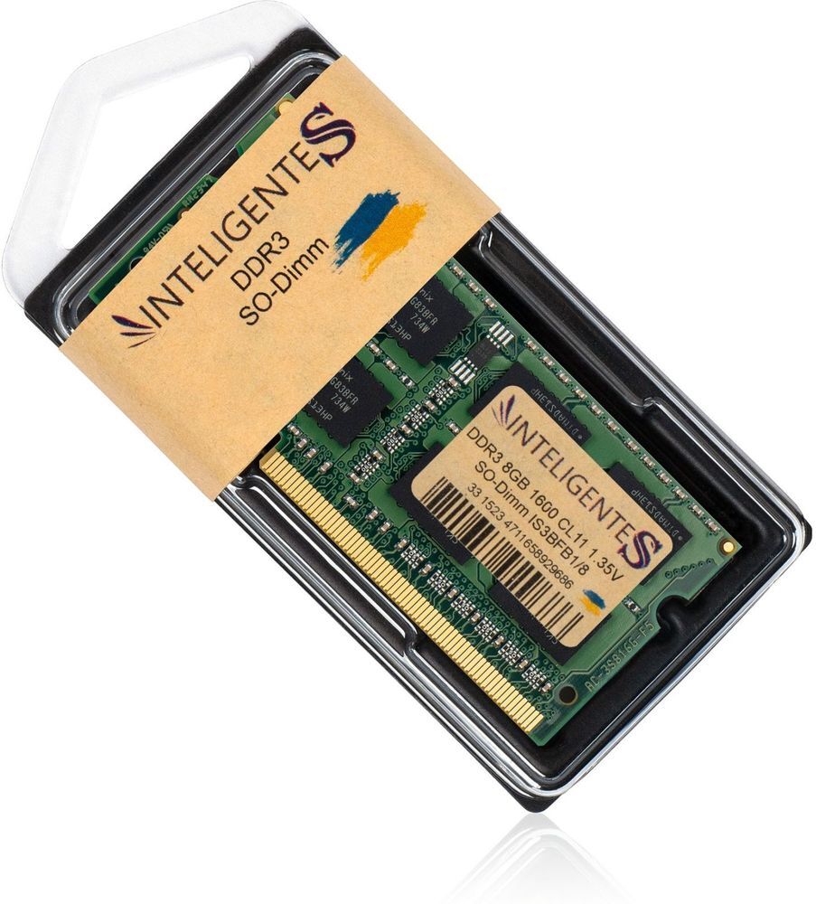 Память для ноутбука INTELIGENTES DDR3L 8GB 1600 MHz (IS3BFB1/8) фото 