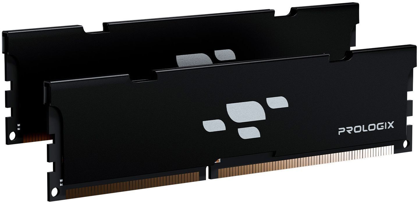 Память для ПК Prologix DDR4 32GB (2x16GB) 3200 MHz Black (PRO32GB3200B4K) фото
