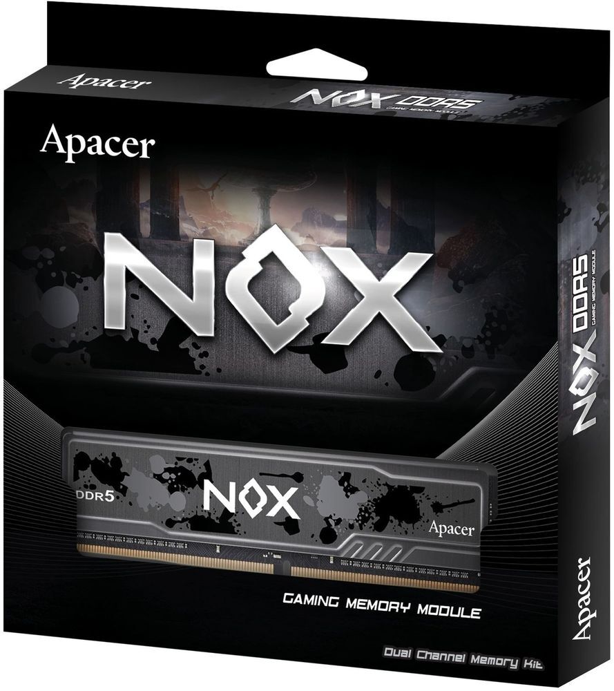 Память для ПК APACER DDR5 32GB (2x16GB) 5600 MHz NOX (AH5U32G56C522MBAA-2) фото 