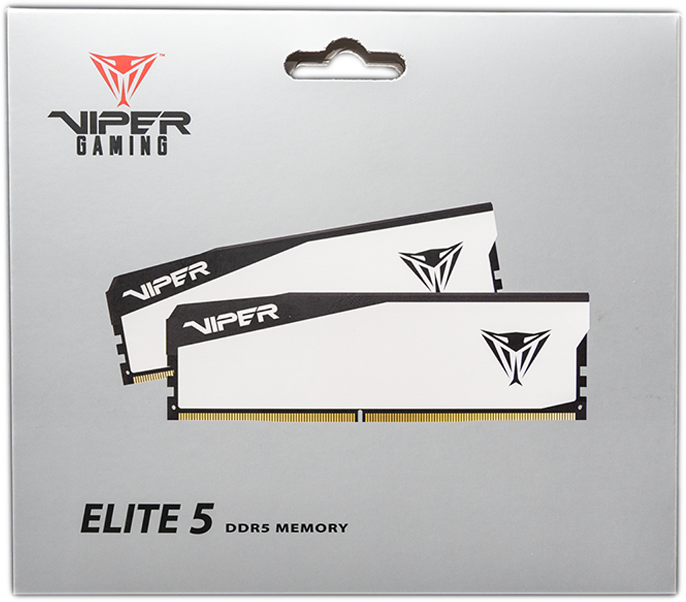 Память для ПК Patriot DDR5 32GB (2x16GB) 5600 MHz Viper Elite 5 (VEB532G5636KW) фото 
