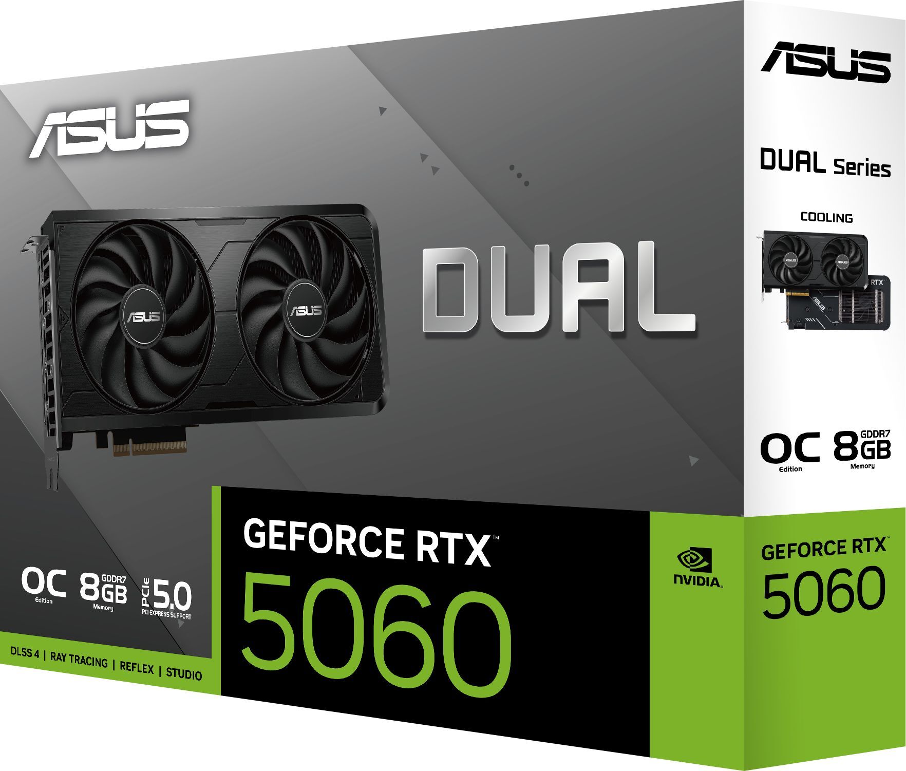Видеокарта ASUS GeForce RTX 5060 8GB GDDR7 OC EVO DUAL-RTX5060-O8G-EVO (90YV0NS0-M0NB00) фото 15