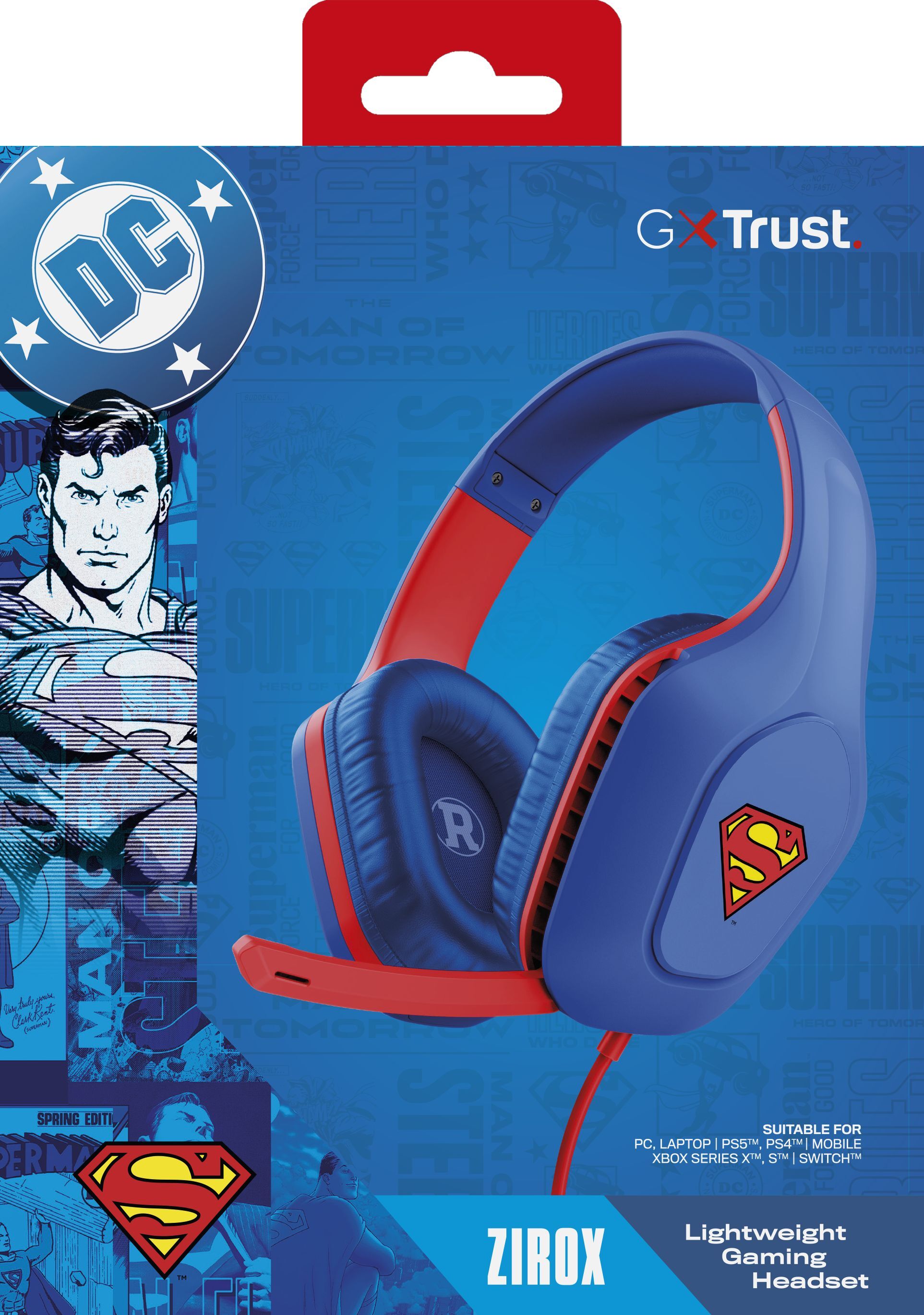 Игровая гарнитура Trust GXT415SM Zirox Superman edition (25738_TRUST) фото 