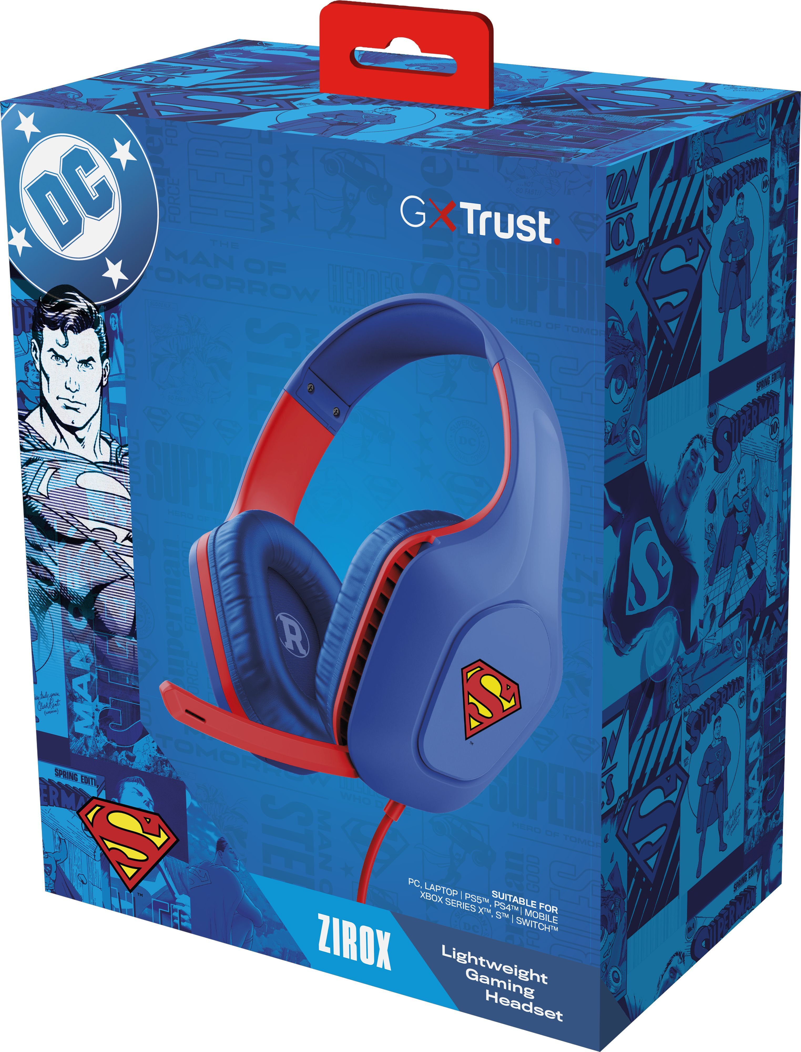 Игровая гарнитура Trust GXT415SM Zirox Superman edition (25738_TRUST) фото 