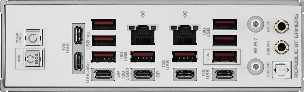 Материнcька плата ASUS ROG CROSSHAIR X870E GLACIAL (90MB1NQ0-M0EAY0)фото