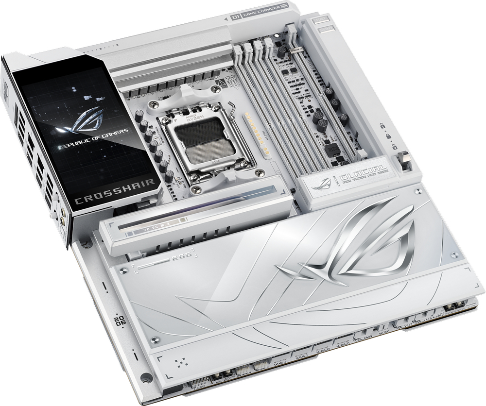 Материнcька плата ASUS ROG CROSSHAIR X870E GLACIAL (90MB1NQ0-M0EAY0)фото