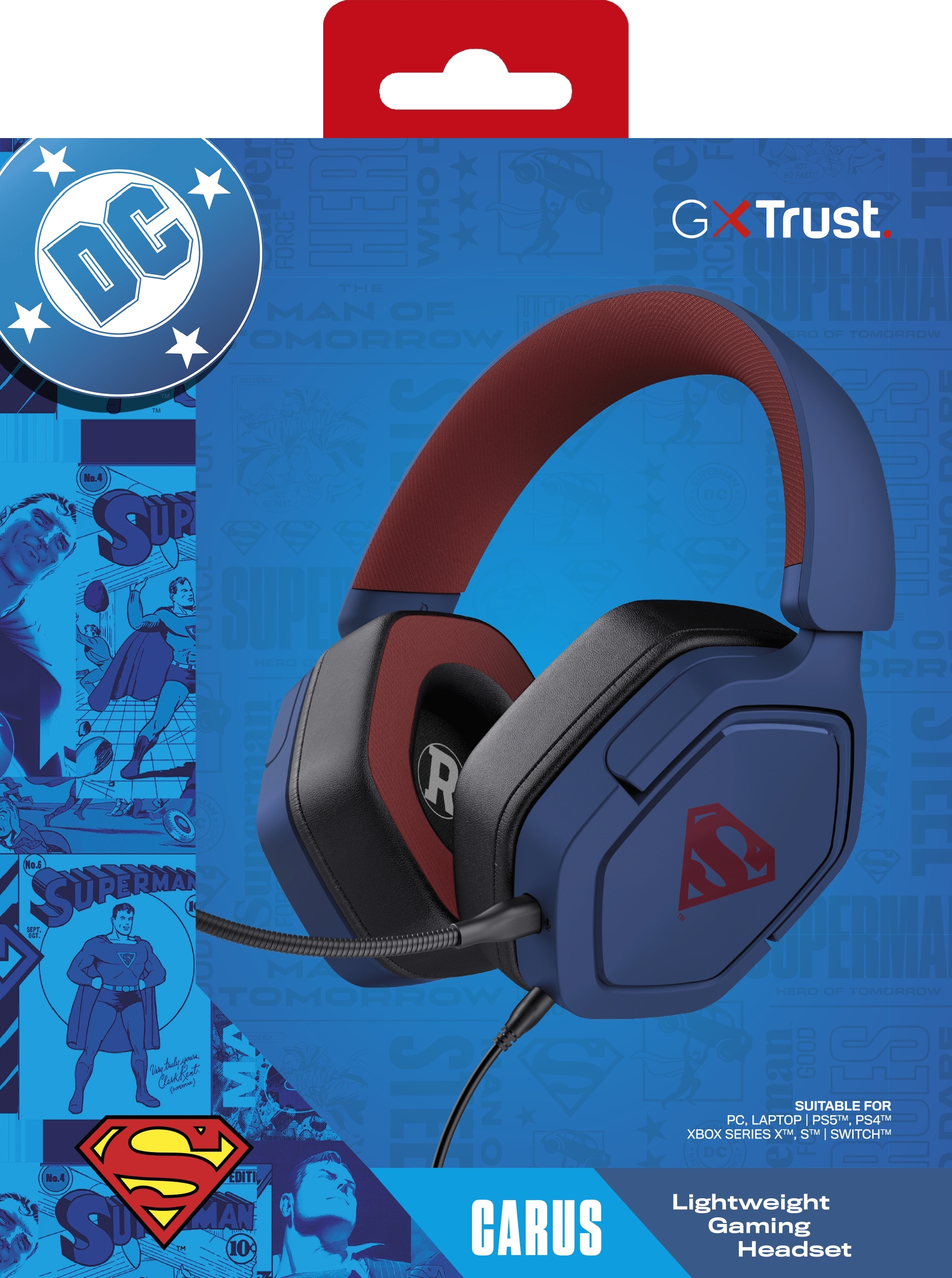 Ігрова гарнітура Trust GXT492SM Carus Superman edition (25739_TRUST)фото