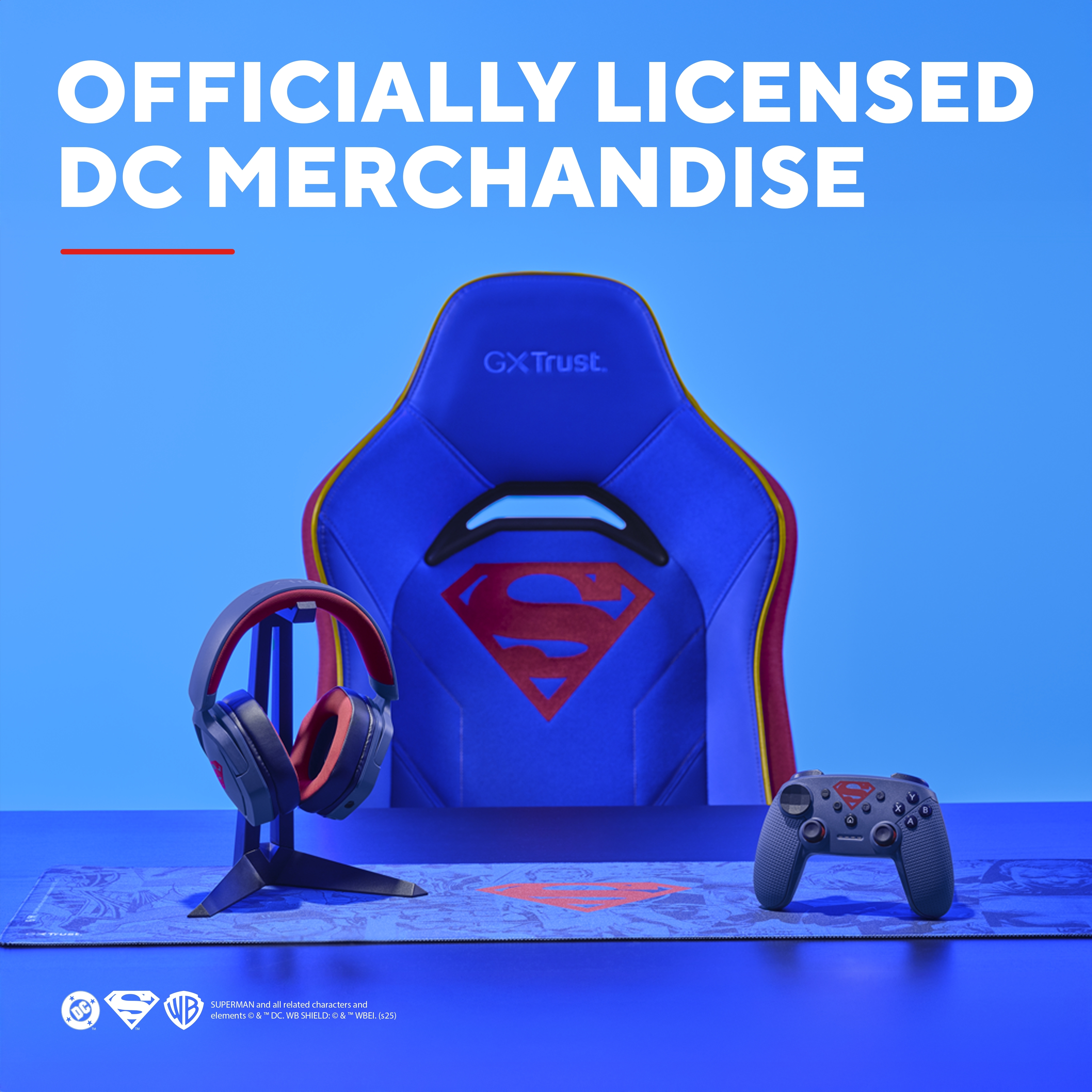 Ігрова гарнітура Trust GXT492SM Carus Superman edition (25739_TRUST)фото