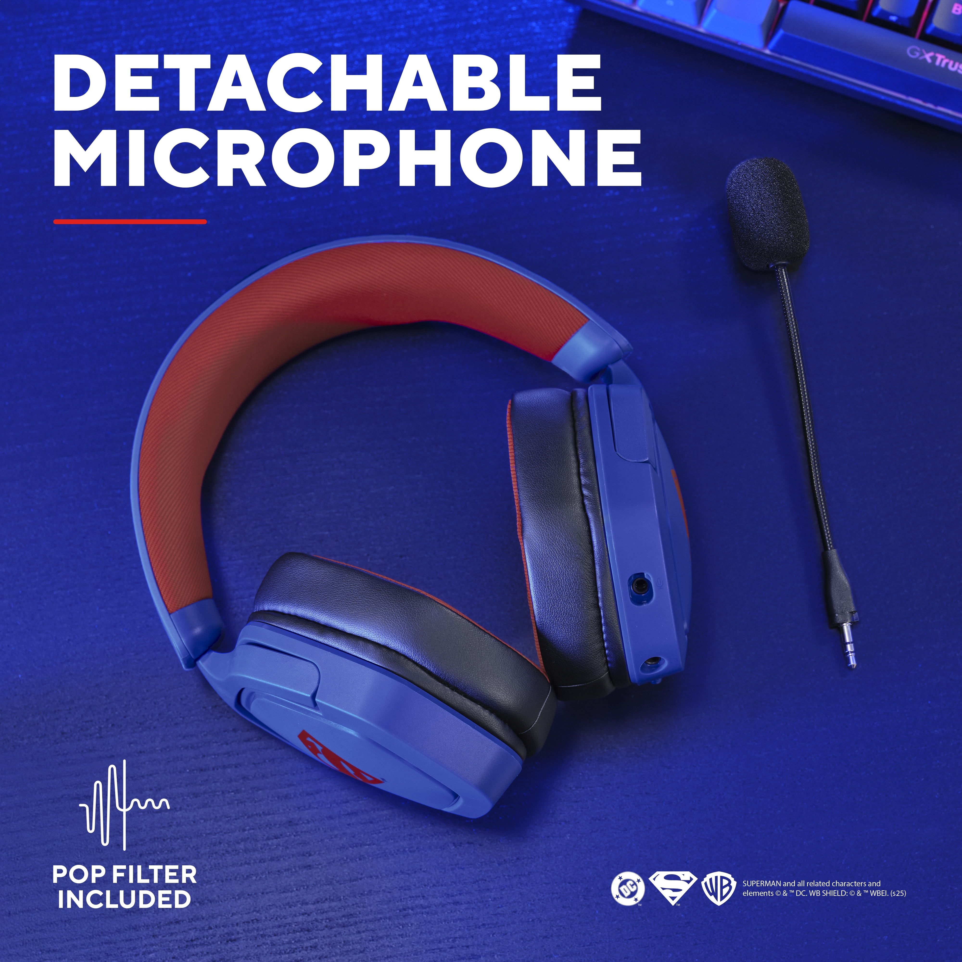 Ігрова гарнітура Trust GXT492SM Carus Superman edition (25739_TRUST)фото