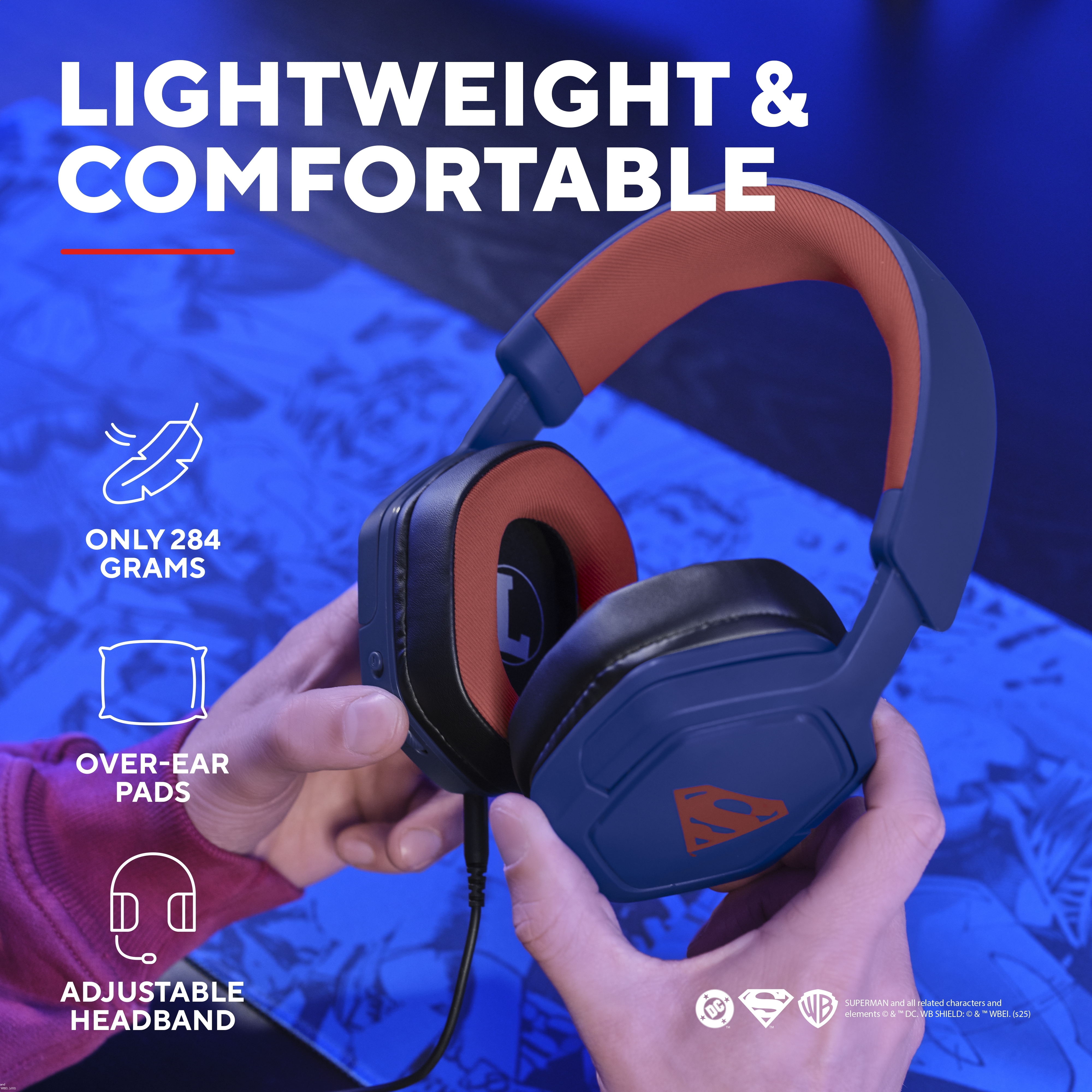 Ігрова гарнітура Trust GXT492SM Carus Superman edition (25739_TRUST)фото