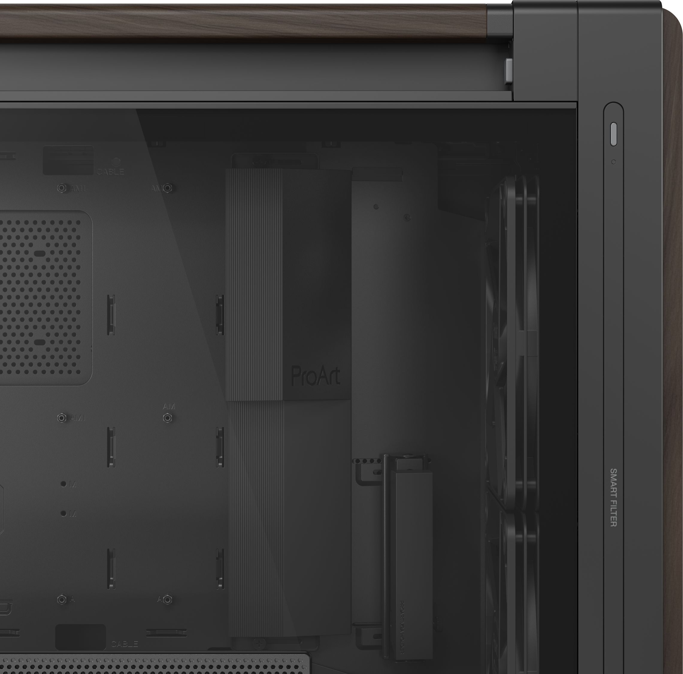 Корпус ASUS PROART PA602 WOOD TG PWM BLACK (90DC00J0-B09010) фото 9