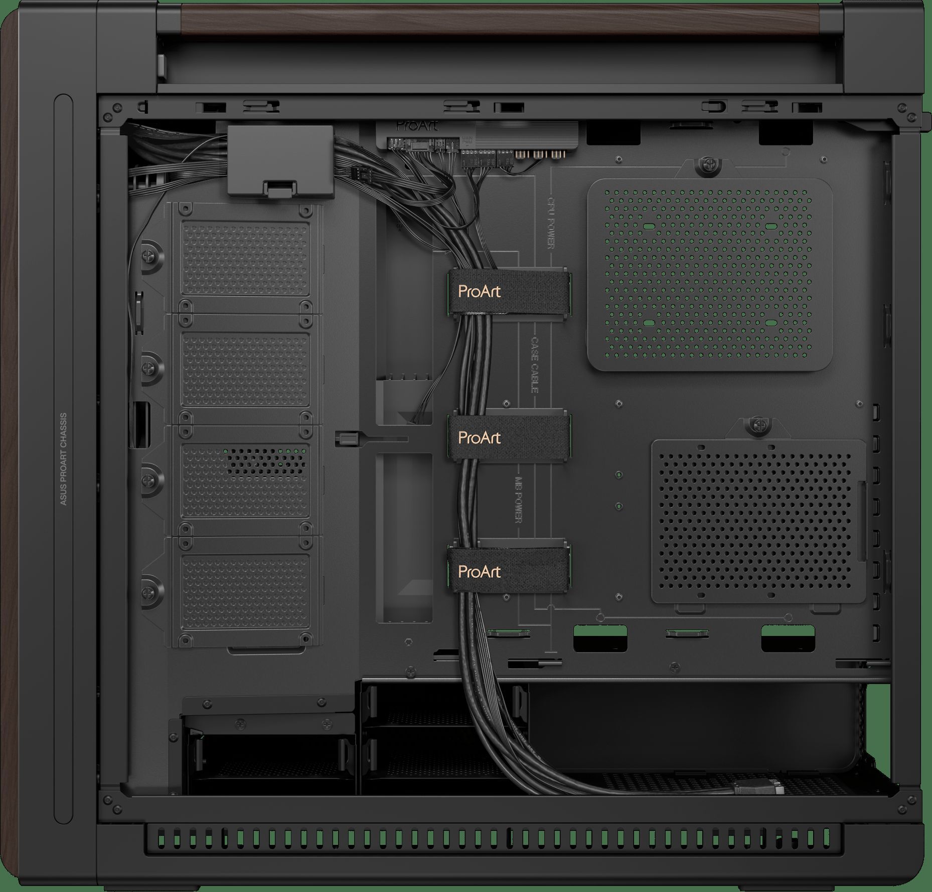 Корпус ASUS PROART PA602 WOOD TG PWM BLACK (90DC00J0-B09010) фото 8