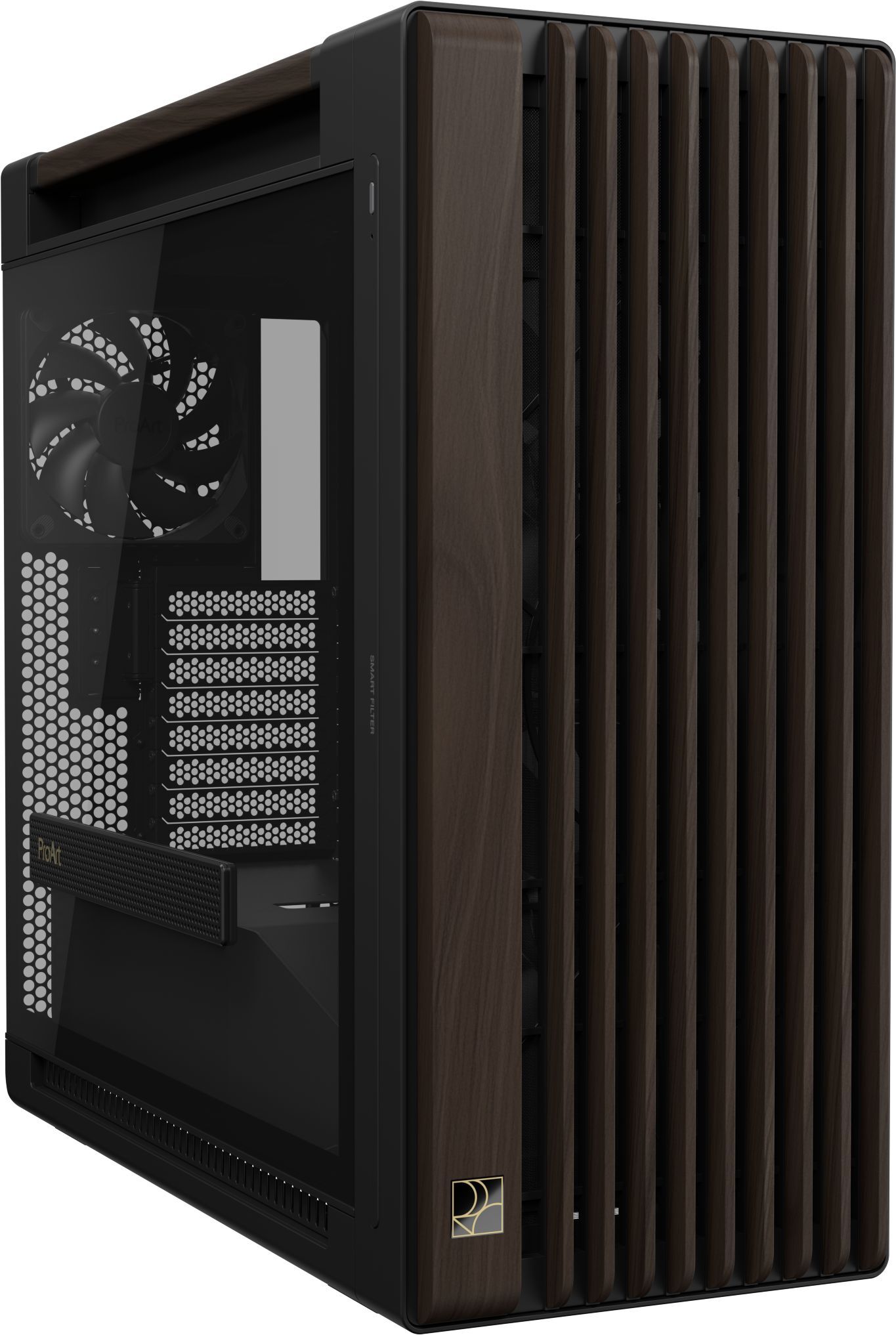 Корпус ASUS PROART PA602 WOOD TG PWM BLACK (90DC00J0-B09010) фото 2