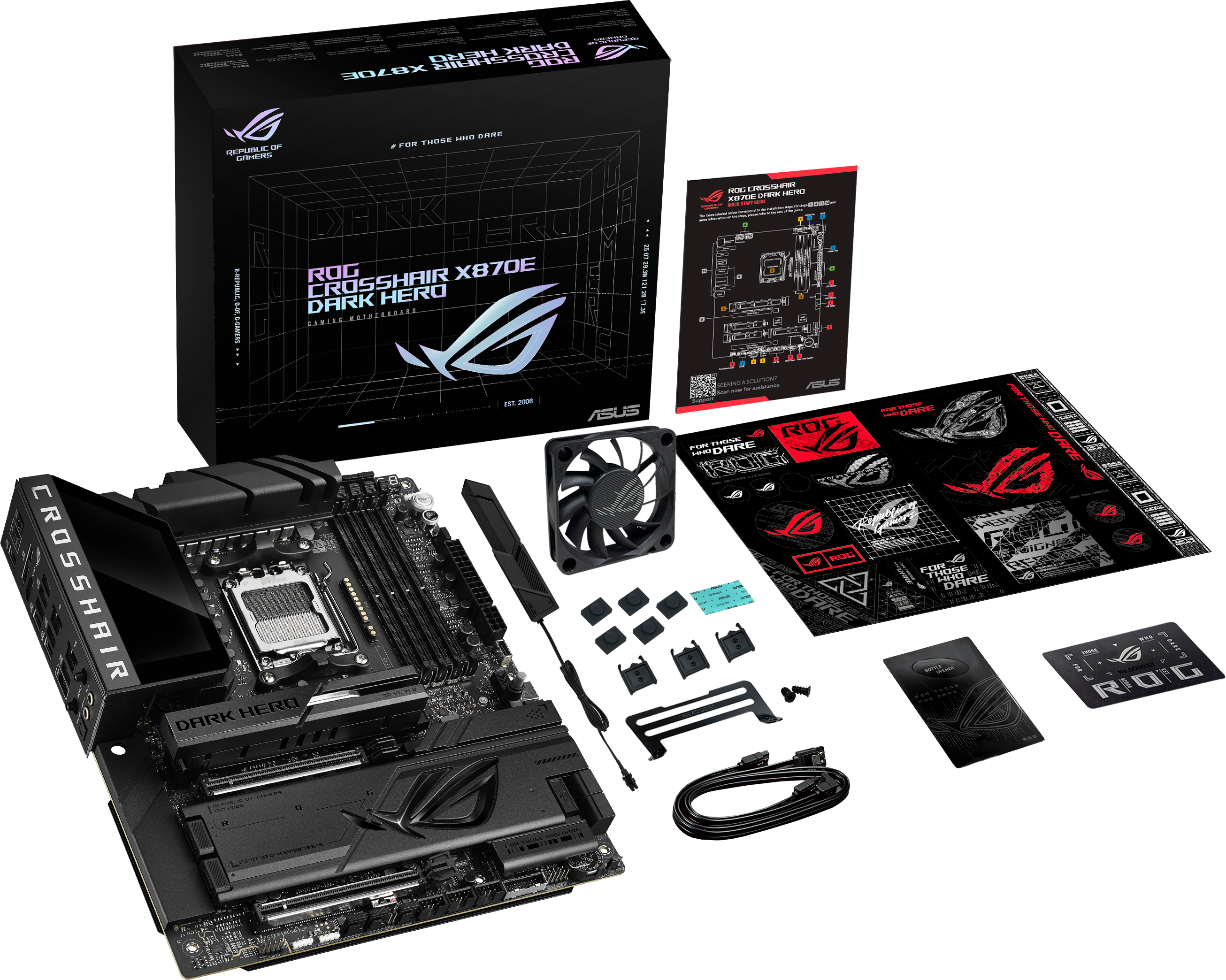 Материнcька плата ASUS ROG CROSSHAIR X870E DARK HERO (90MB1NT0-M0EAY0)фото