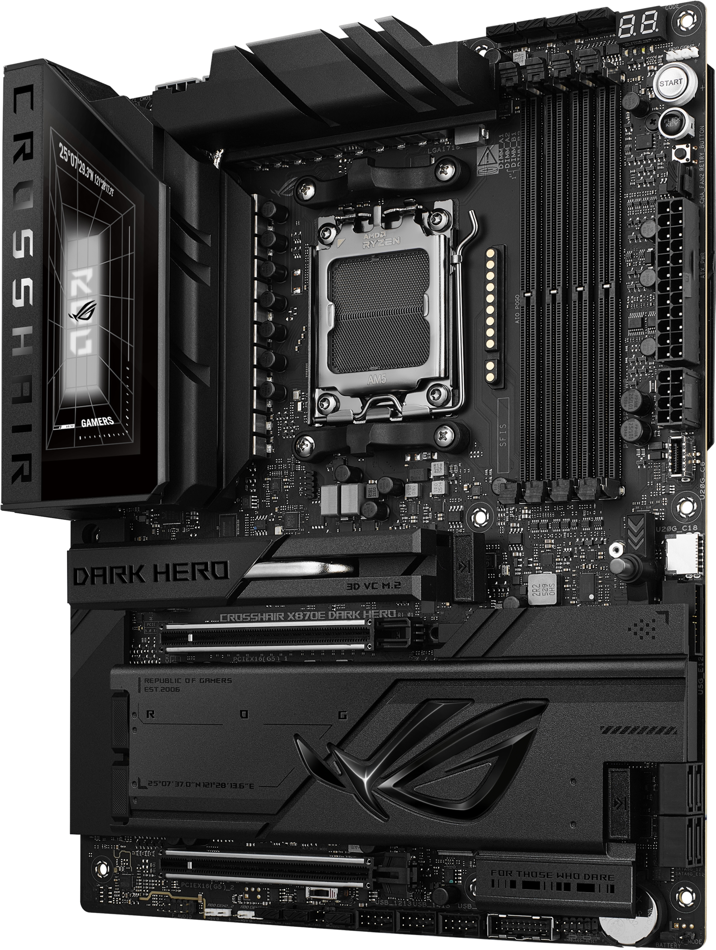 Материнcька плата ASUS ROG CROSSHAIR X870E DARK HERO (90MB1NT0-M0EAY0)фото
