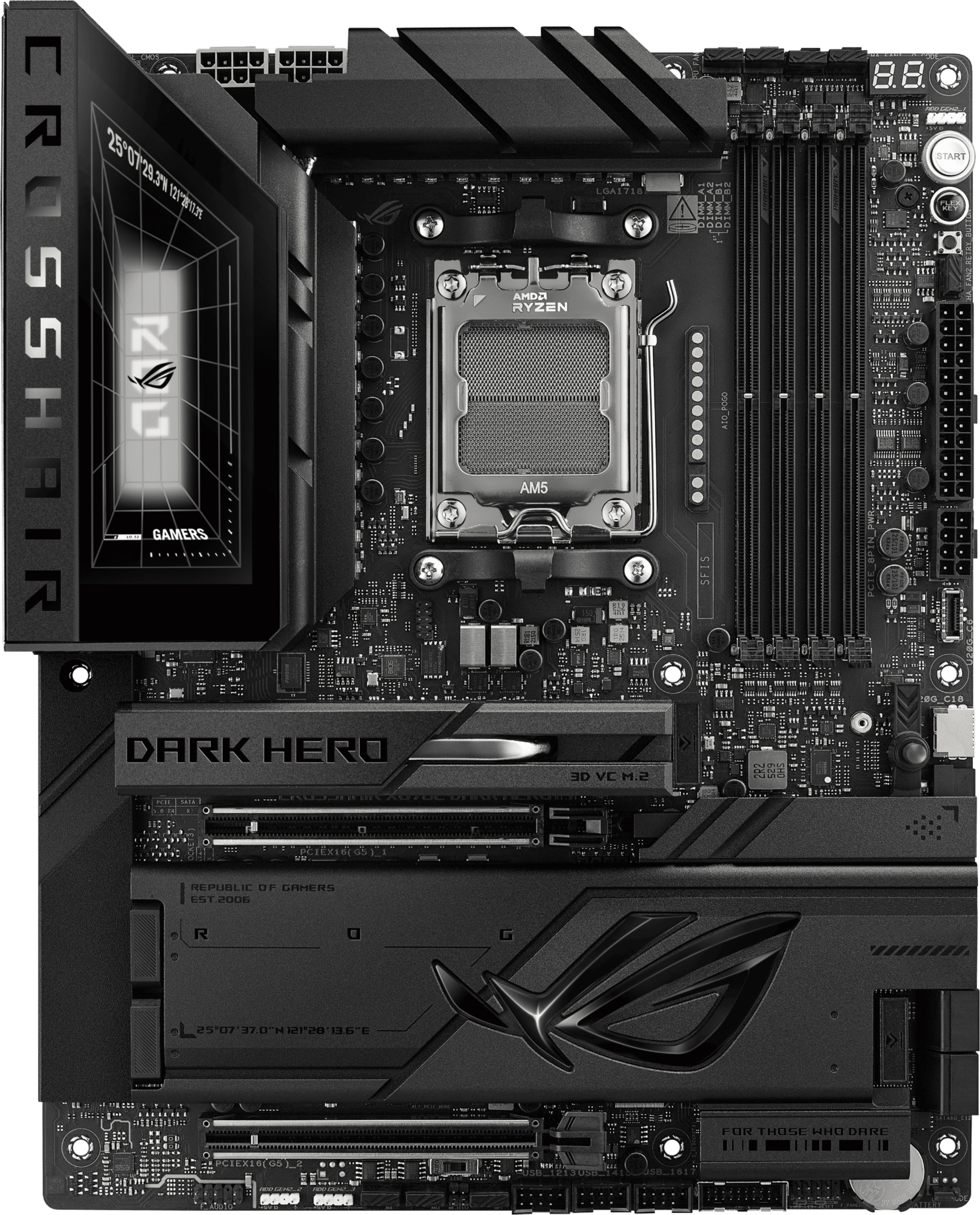 Материнcька плата ASUS ROG CROSSHAIR X870E DARK HERO (90MB1NT0-M0EAY0)фото