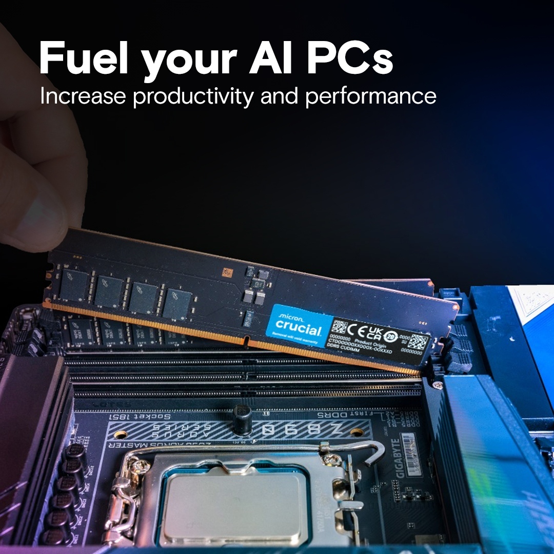 Пам'ять для ПК Micron DDR5 32GB 6400 MHz (CT32G64C52CU5)фото