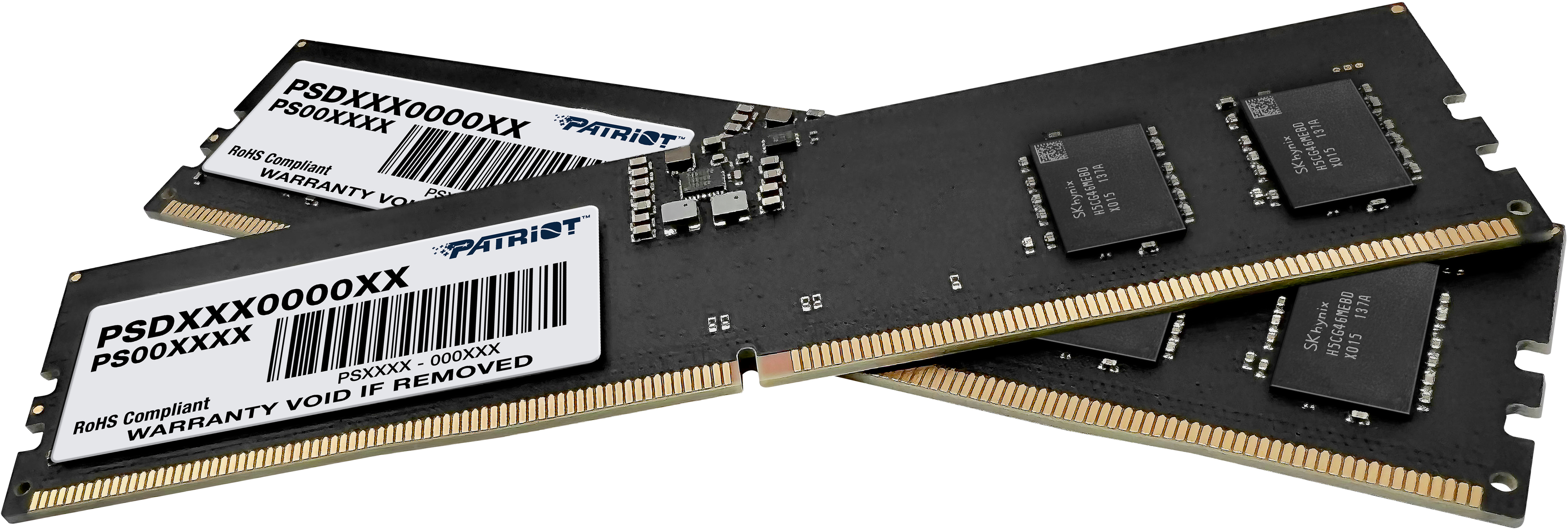 Память для ПК Patriot DDR5 16GB (2x8GB) 4800 MHz Signature Line (PSD516G4800K) фото 