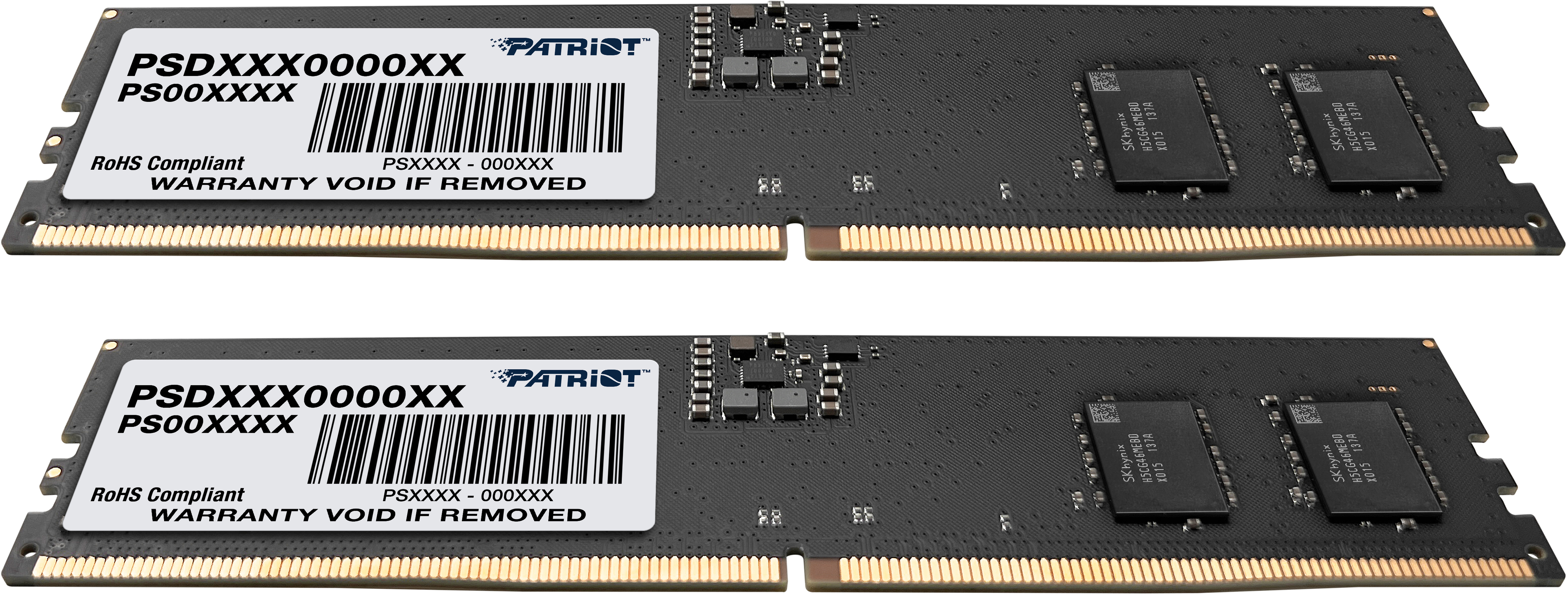 Память для ПК Patriot DDR5 16GB (2x8GB) 4800 MHz Signature Line (PSD516G4800K) фото 