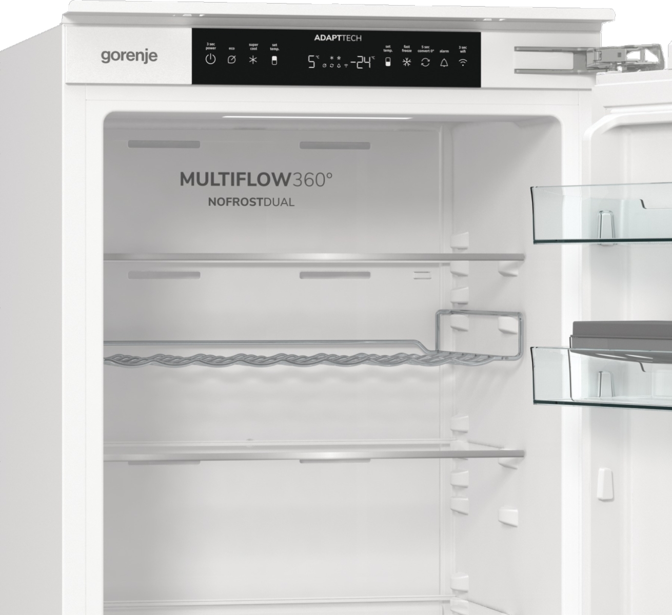 Встраиваемый холодильник Gorenje NRKI517E62WF фото 5