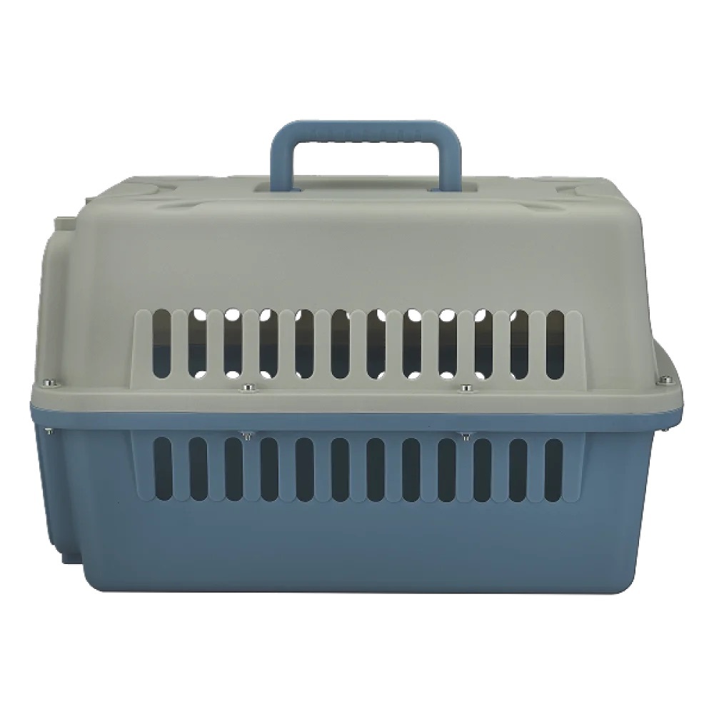 Переноска для котів та собак AnimAll CNR-102 сіро-блакитна 48,5х32,5х32,5фото2