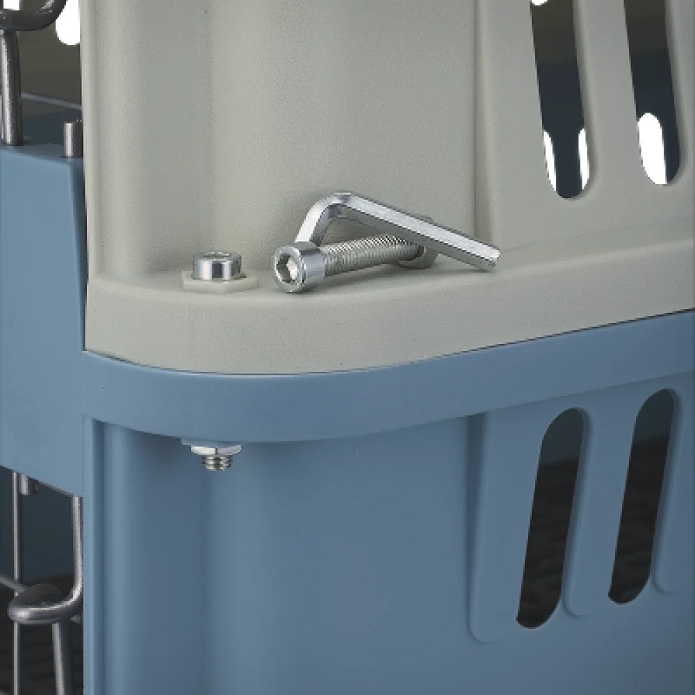 Переноска для котів та собак AnimAll CNR-102 сіро-блакитна 48,5х32,5х32,5фото6