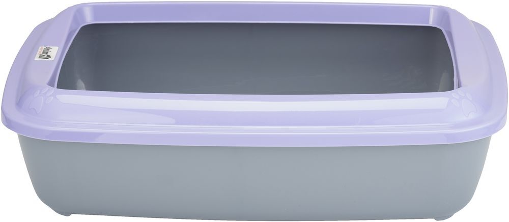 Туалет под наполнитель AnimAll CNR-106 фиолетовый с лопаткой 50х37х13,5 см фото 3
