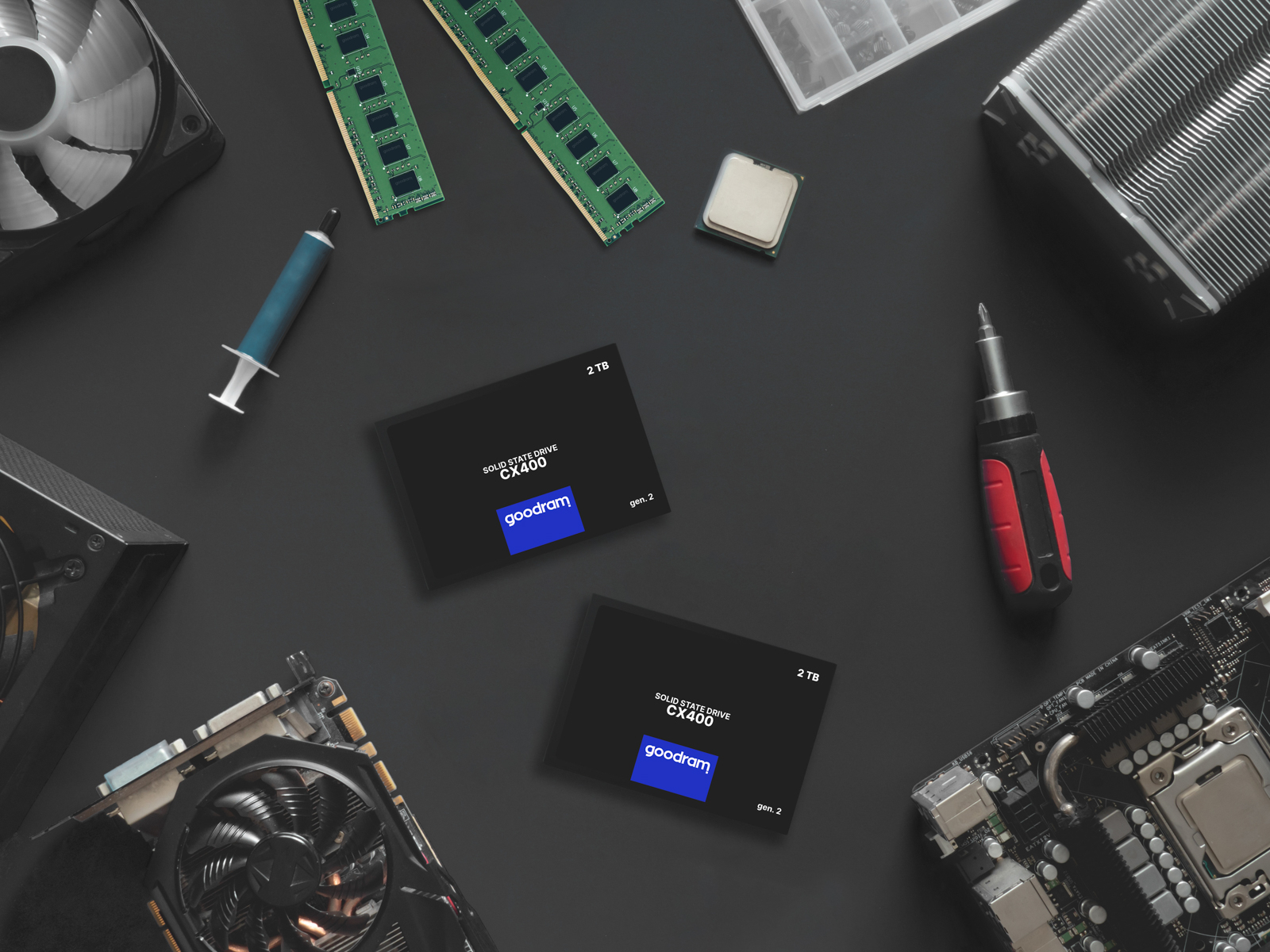 SSD накопитель Goodram 2.5" 256GB CX400 (SSDPR-CX400-256-G2) фото 