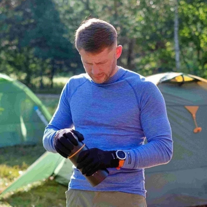 Термолонгслів чоловічий Thermowave Merino Warm Active 12ACTI411-680 XL синій фото4